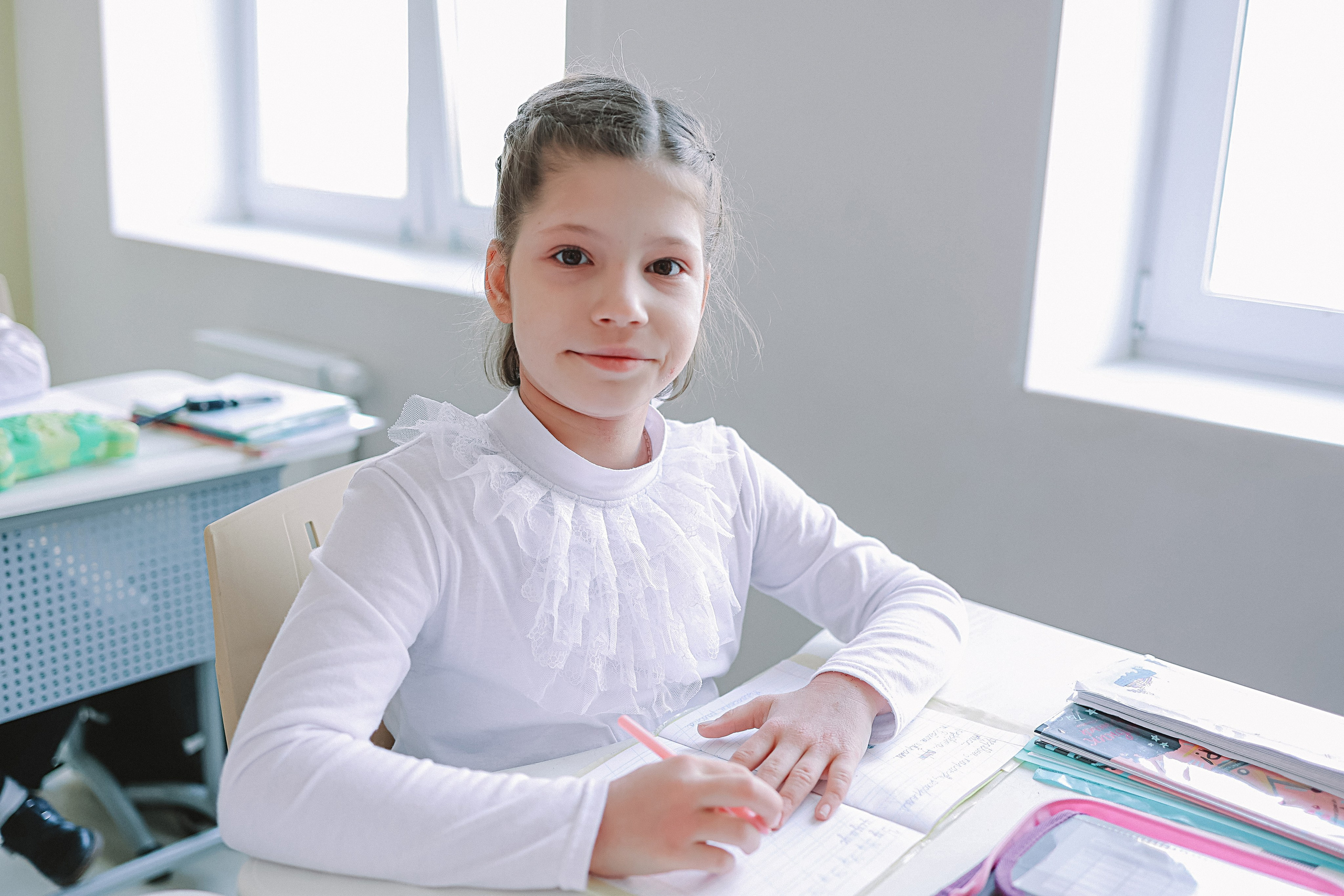 Один день в школе 1 класс. Семейный фотограф Тюмень, фотограф на роды Салмина Мария