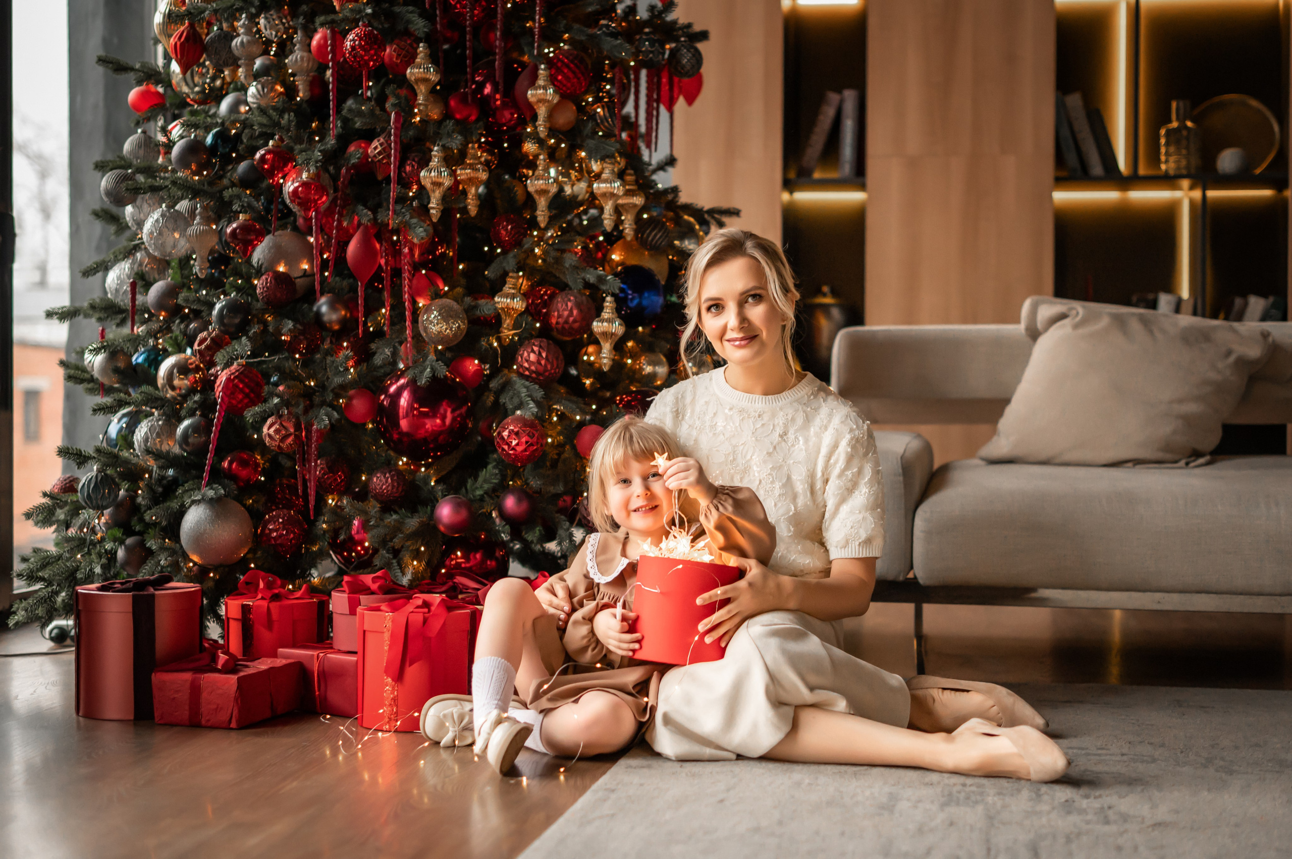 Семья Екатерины в студии Мимика