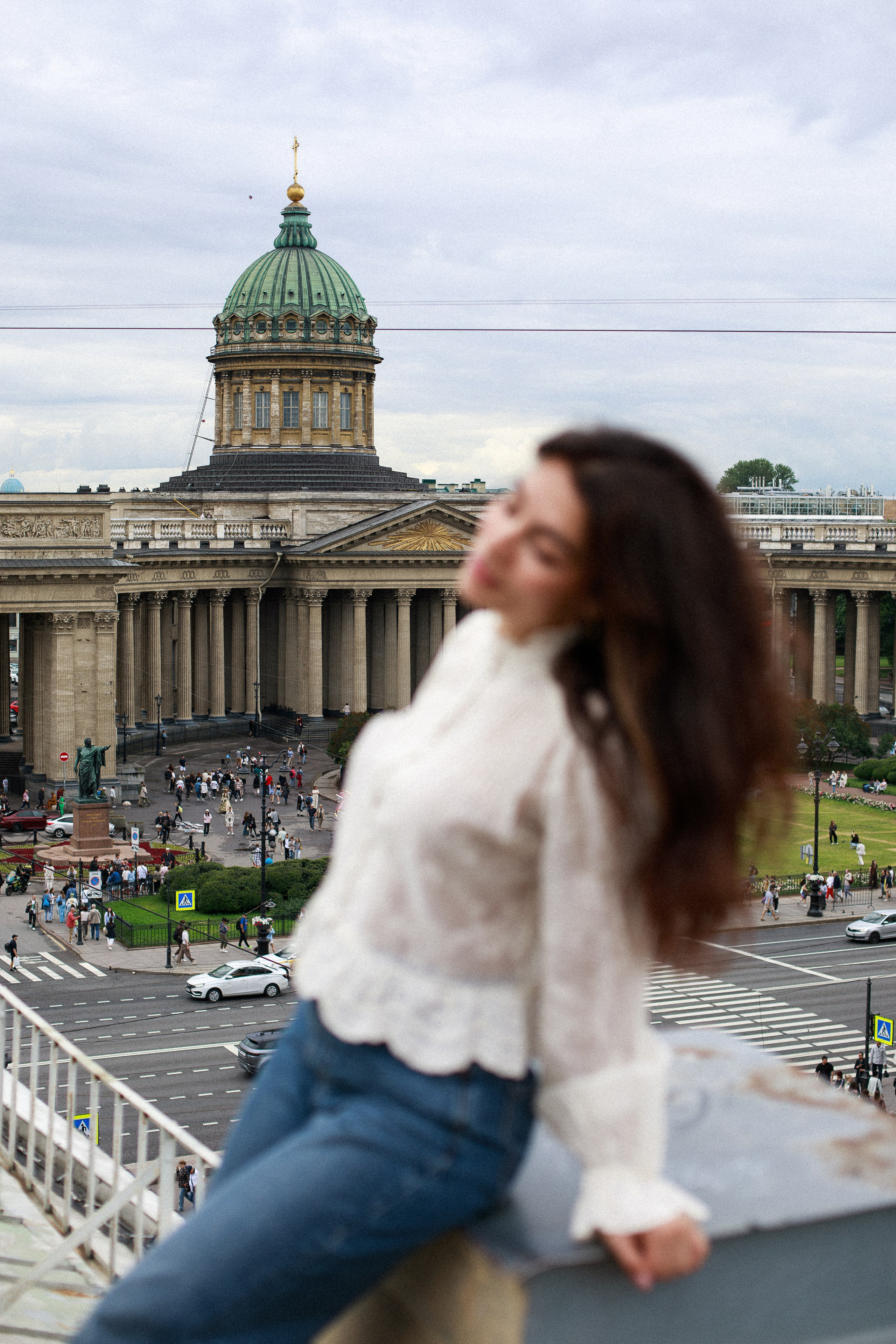 Прогулка у Казанского собора с Ириной. Фотограф в Санкт-Петербурге Таня Михайлова