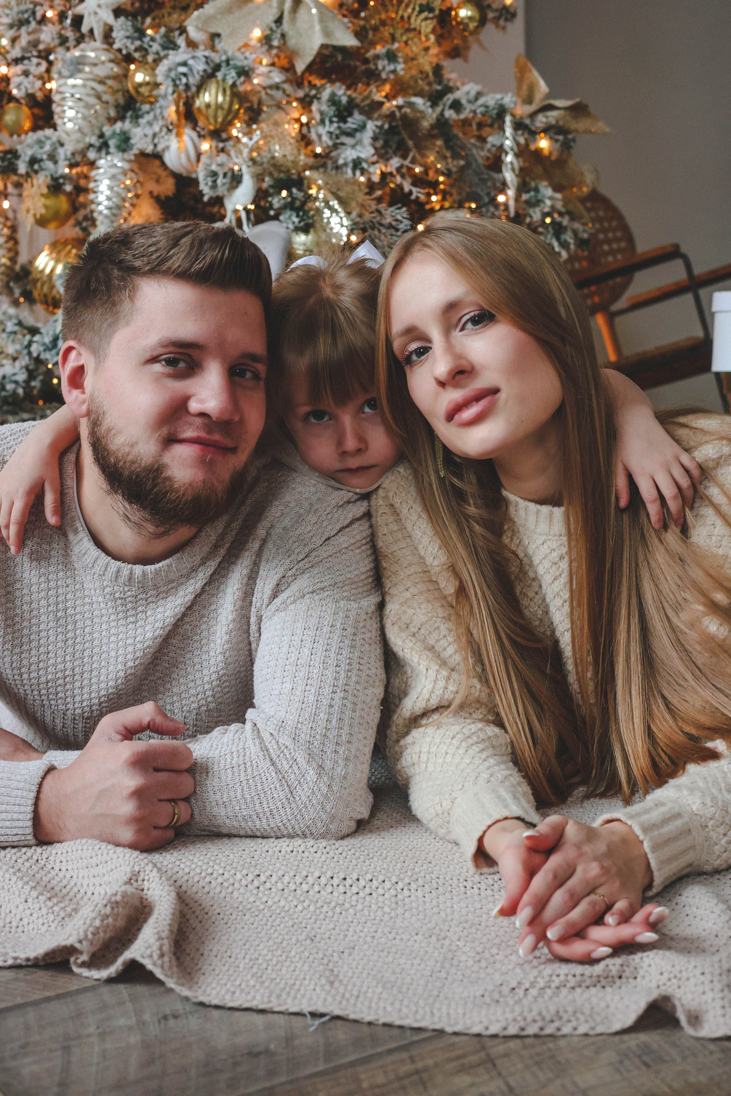 Новогодняя история «Кира и ее семья». Фотограф в Москве Анастасия Калинина