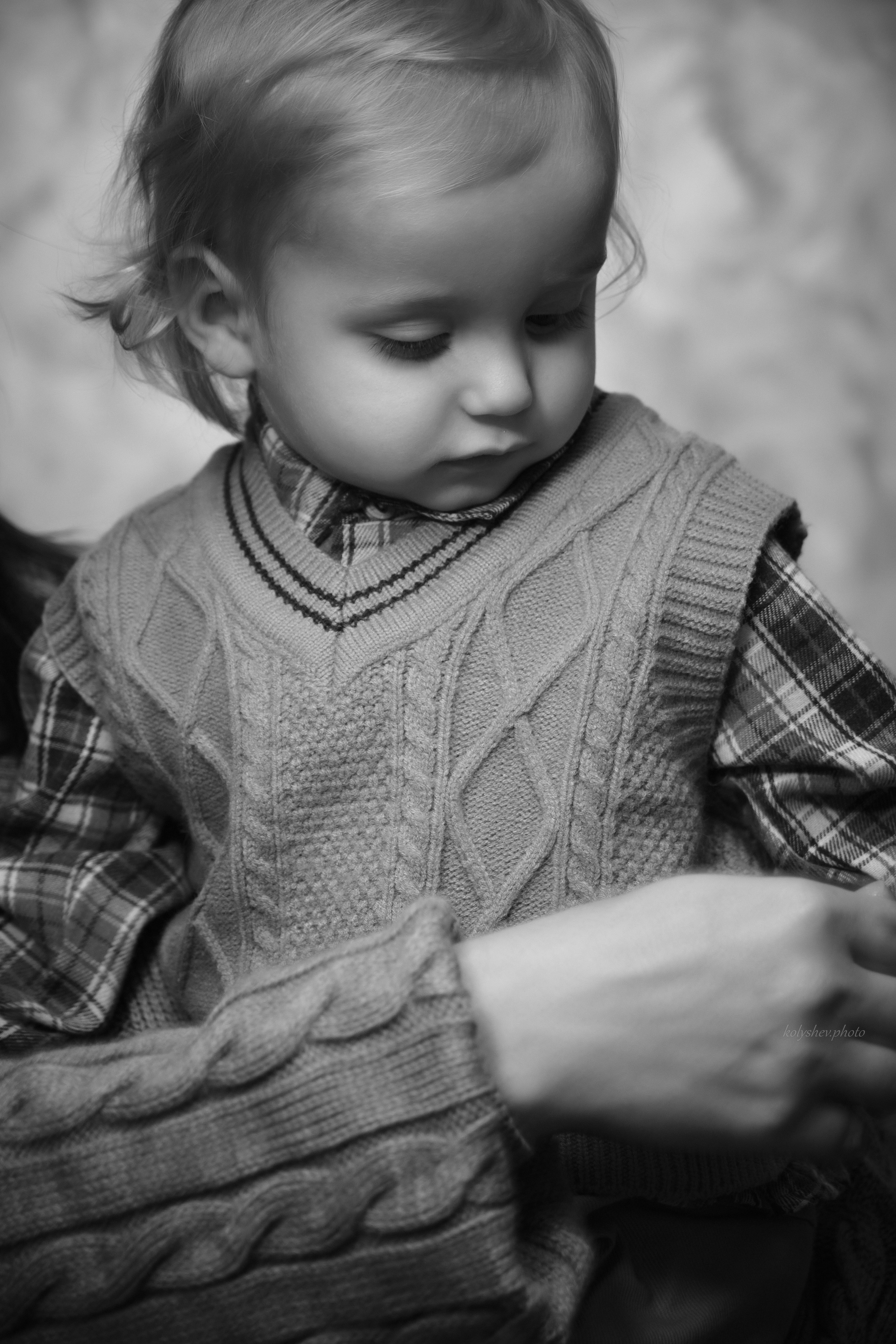 семейная новогодняя фотосессия в Москве в студии