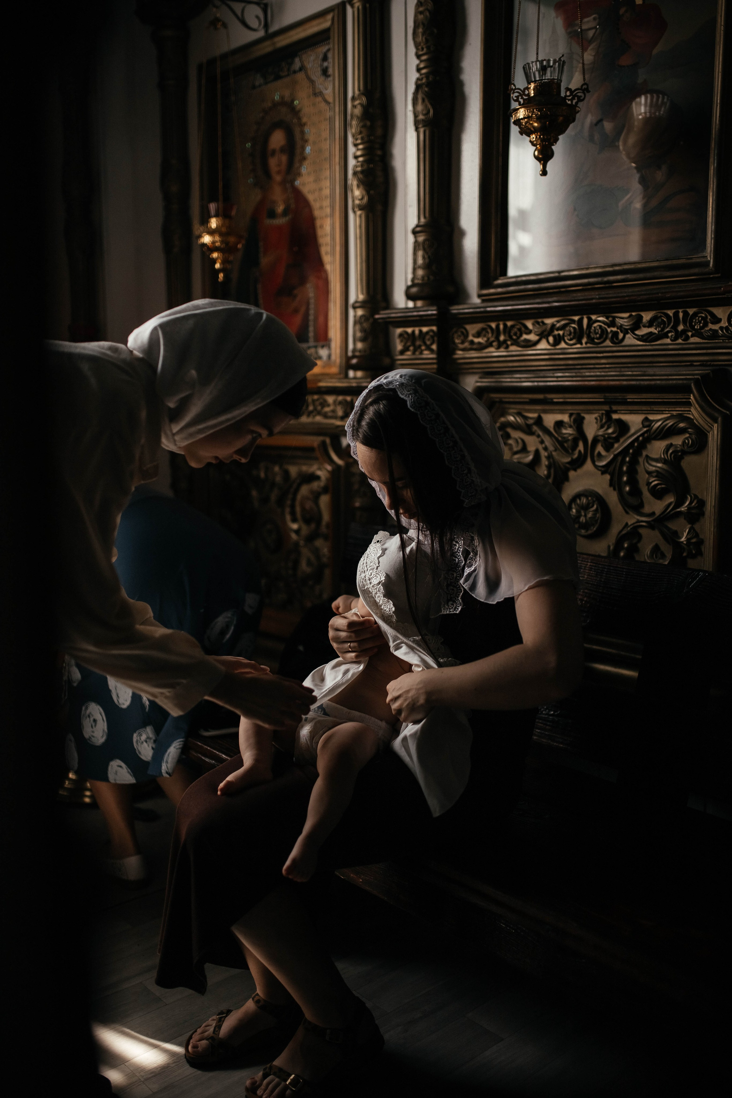 Таинство Крещения Мирославы. Фотограф Сальск Катерина