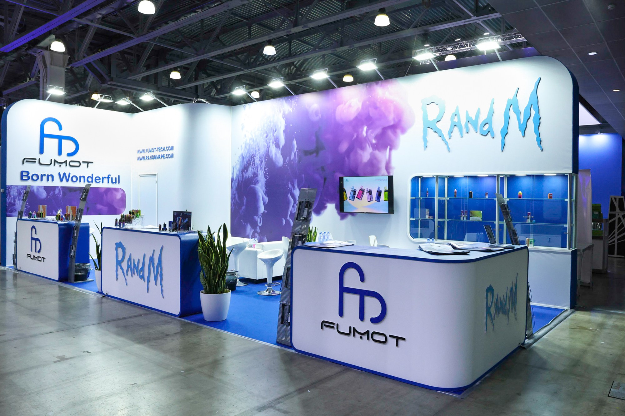 Застройка Vape Club Show. Фотограф Дарья Попова