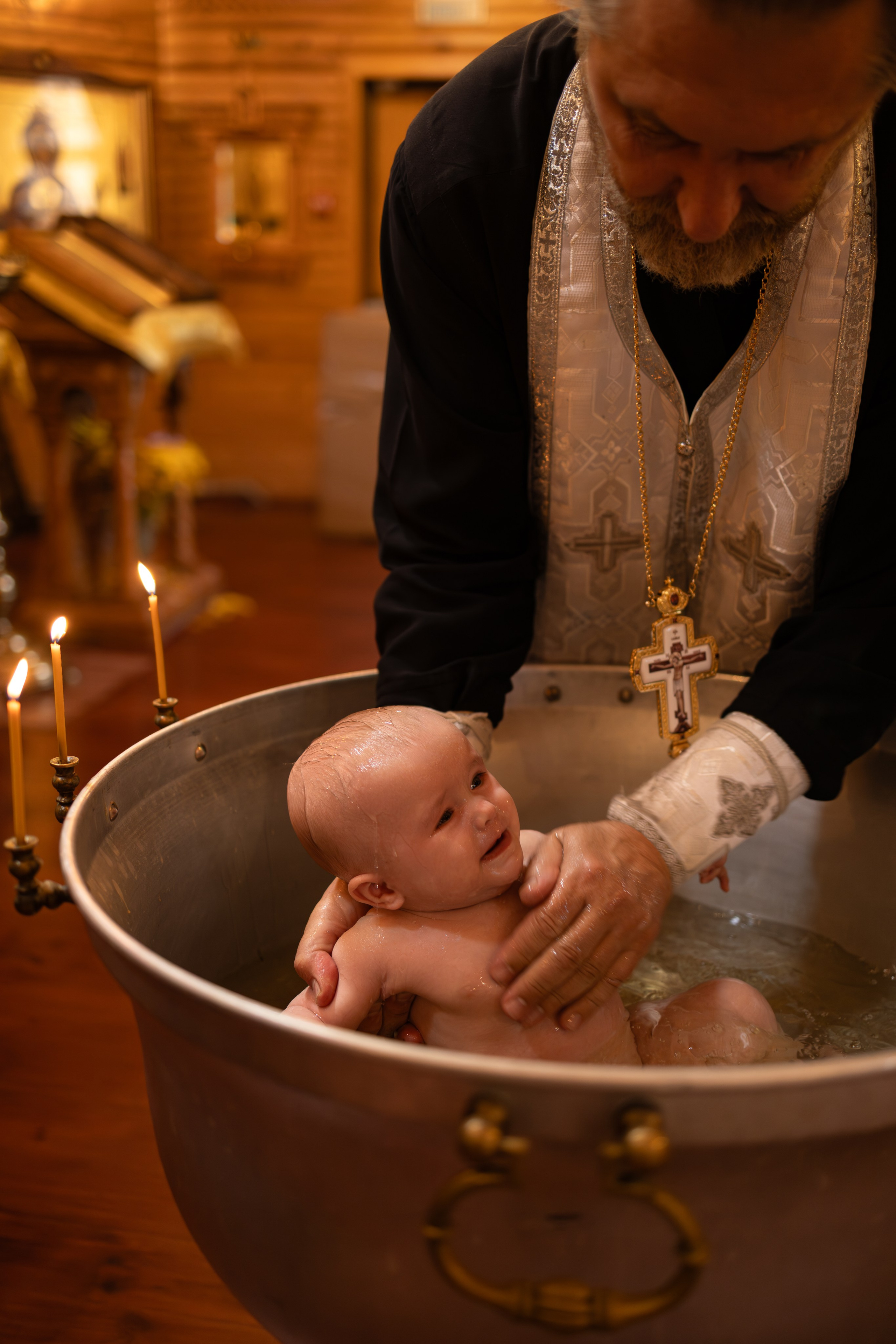 Крещение Александры. Фотограф Виктория Кравец