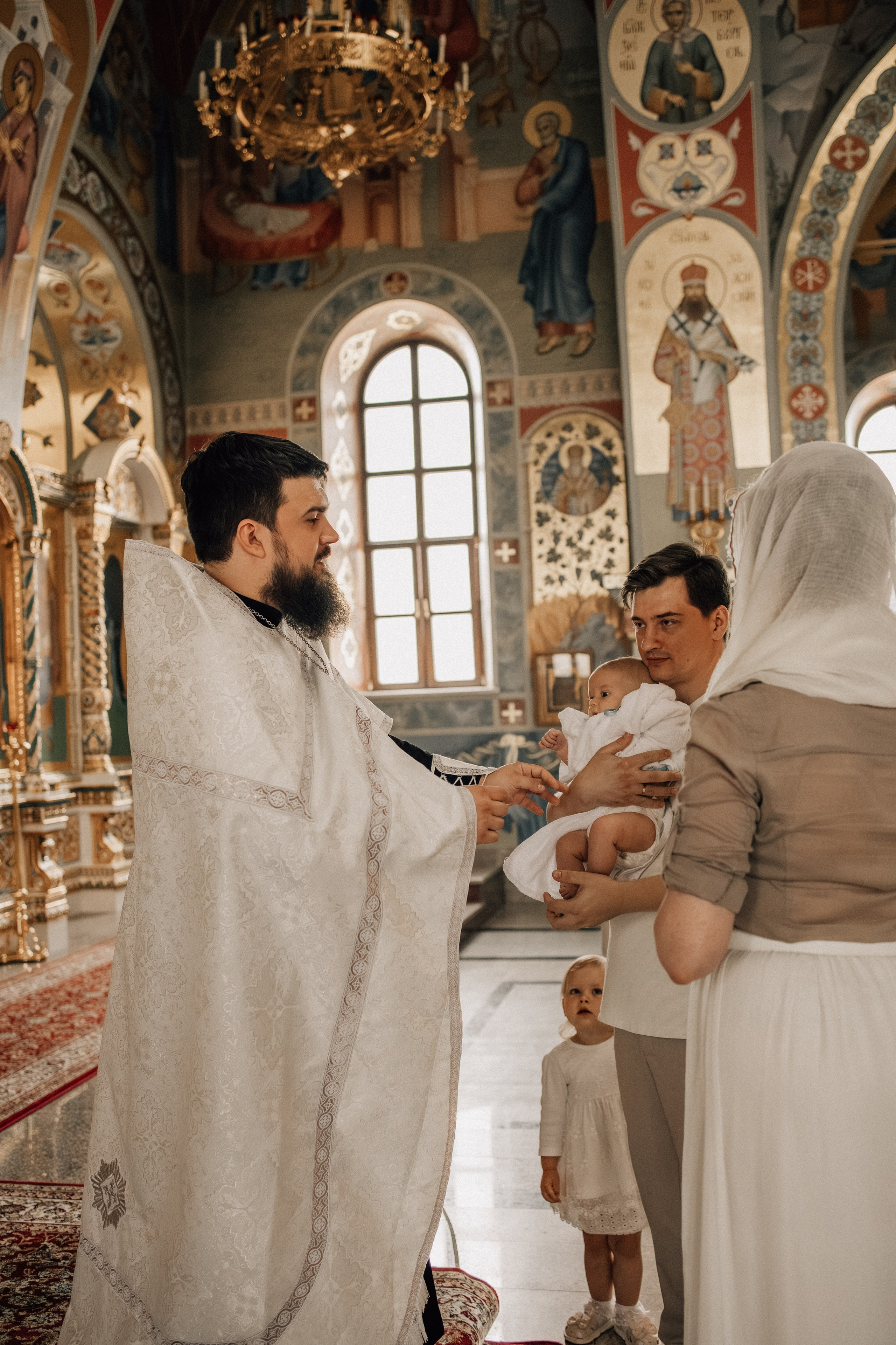 Съемка крещения в Воронеже, фотосессия крещения