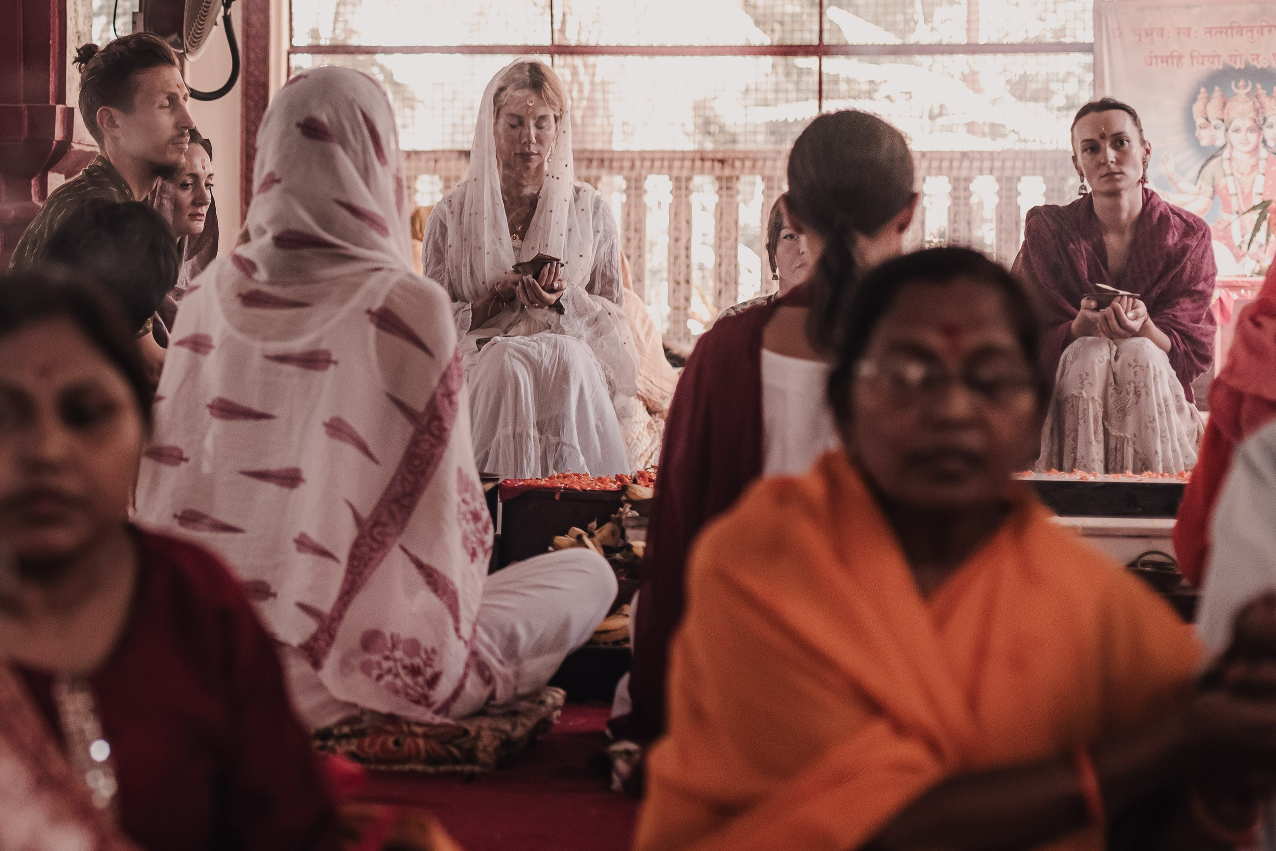 Navaratri yajna at Devraha Baba Ji ashram. Мариам Багдасарян