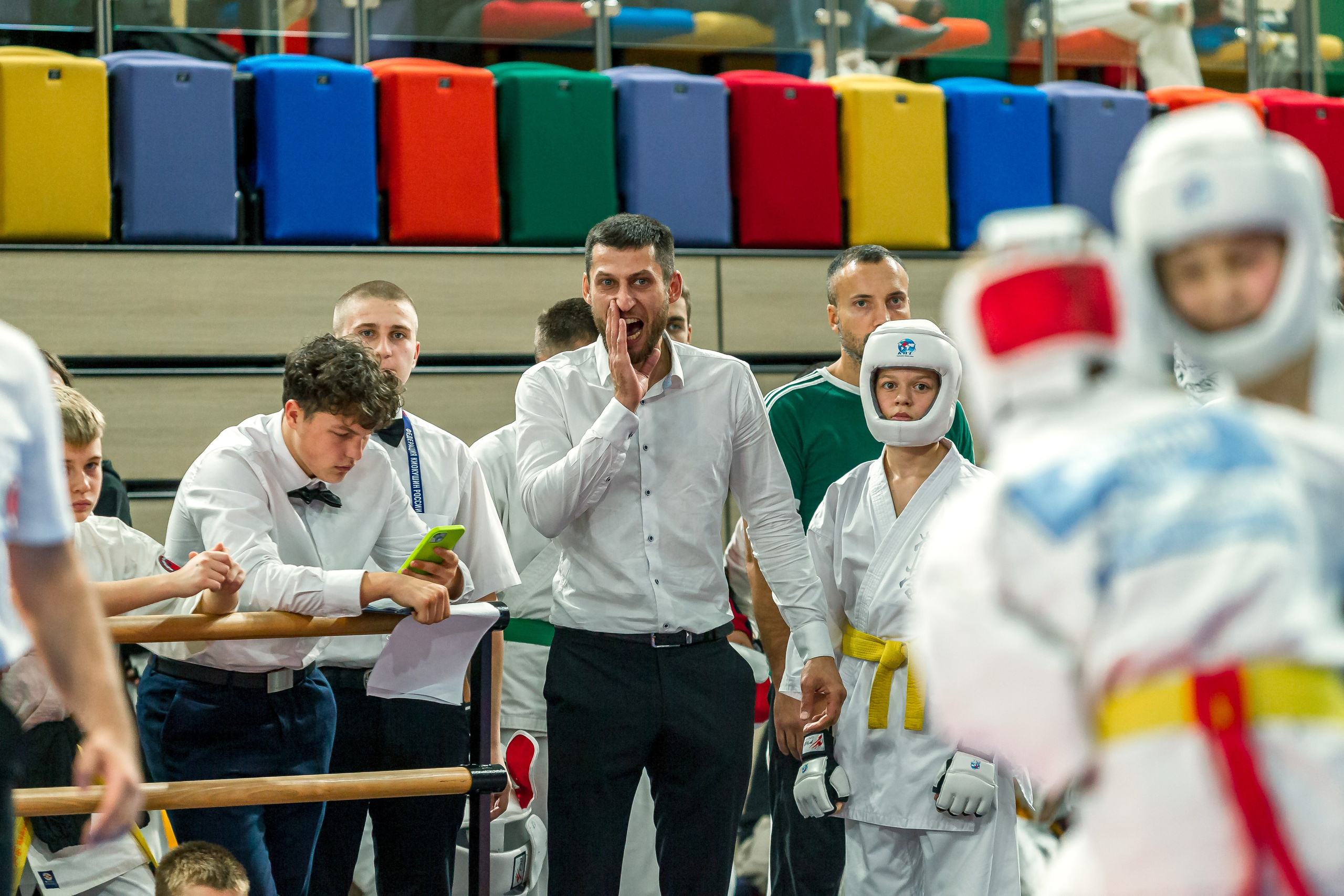 Первенство Московской области по Киокушин в СК «Жаворонки». Репортажная съемка в Москве и области. Анималистика