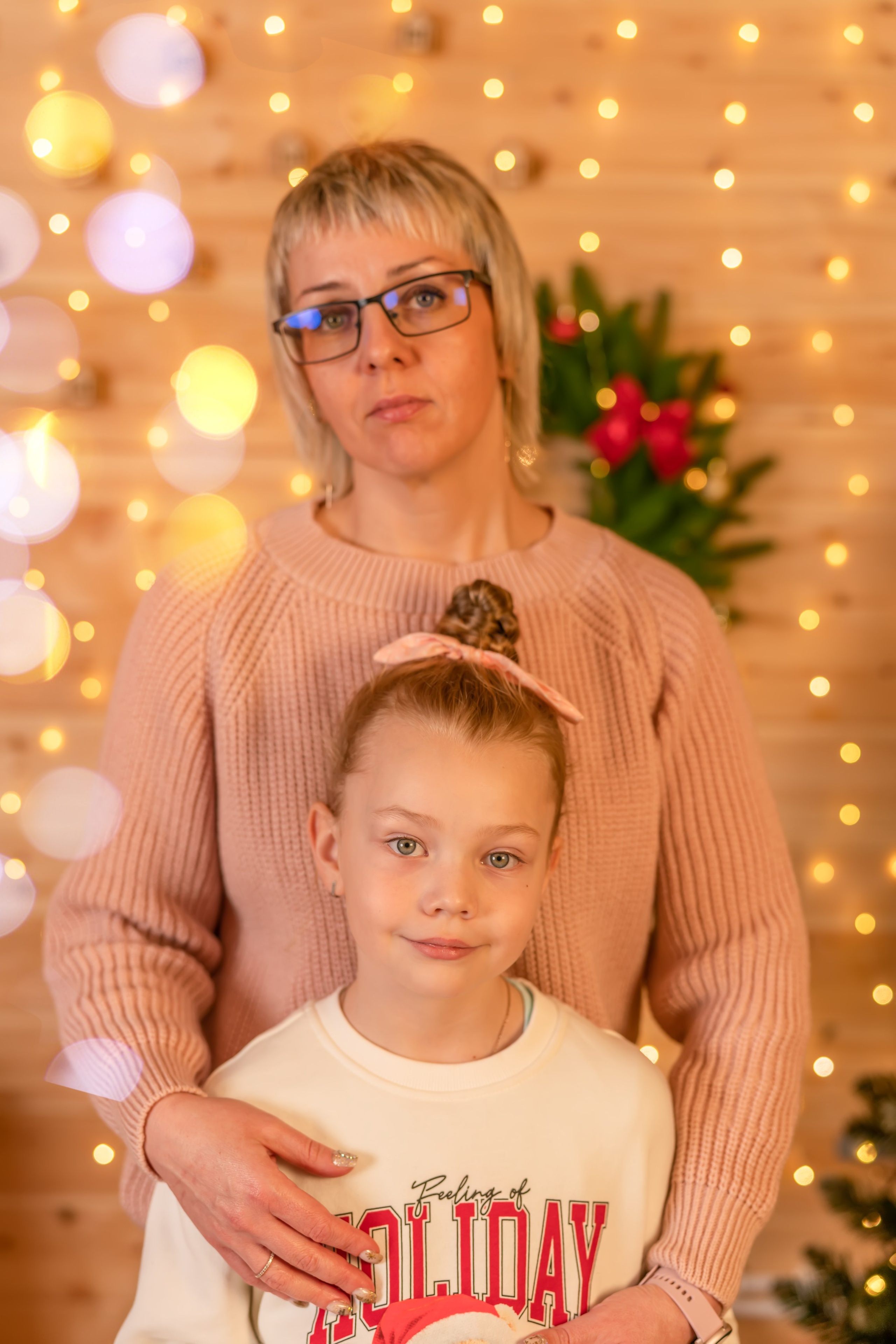 Любовь и Мирослава. Новый год. Семейный и детский фотограф Тула Ясногорск Тульская область Надежда Кукушкина