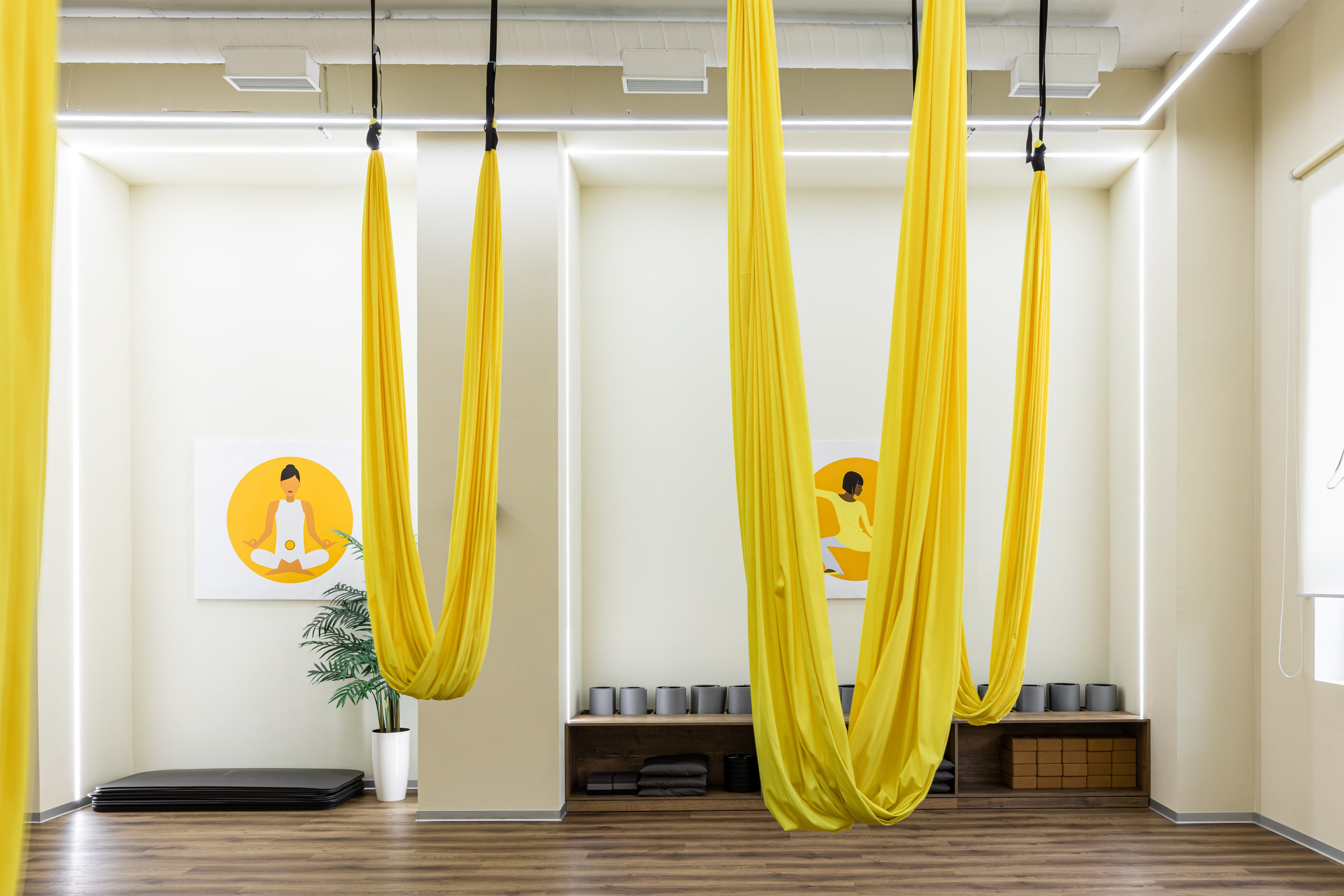 Фитнес-клуб Gym Station, г. Киров. Дизайнер Екатерина Рыблева. Иван Благушин. Интерьерный и архитектурный фотограф в Москве и Санкт-Петербурге