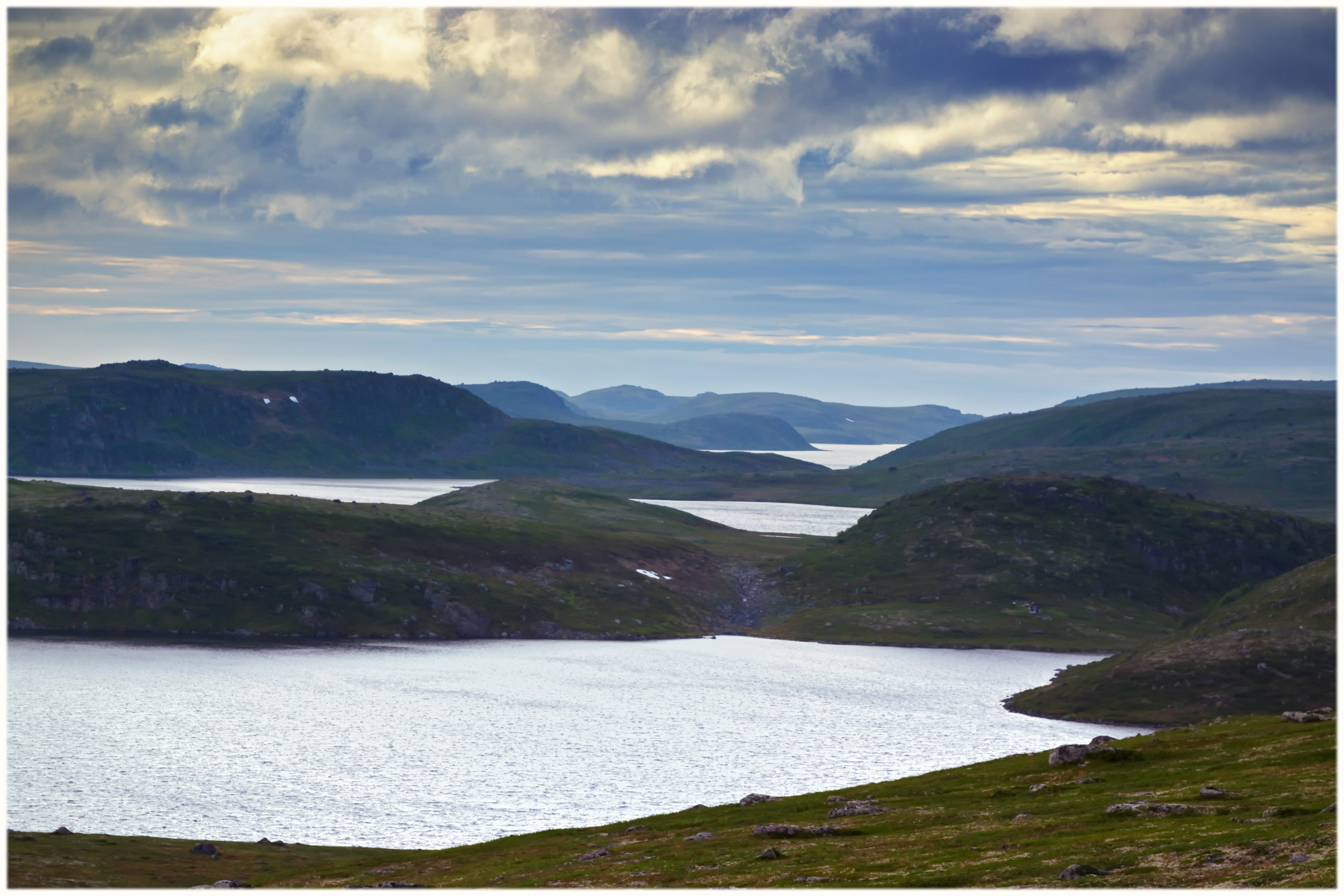 кольский полуостров.озёра.тундра.лето
