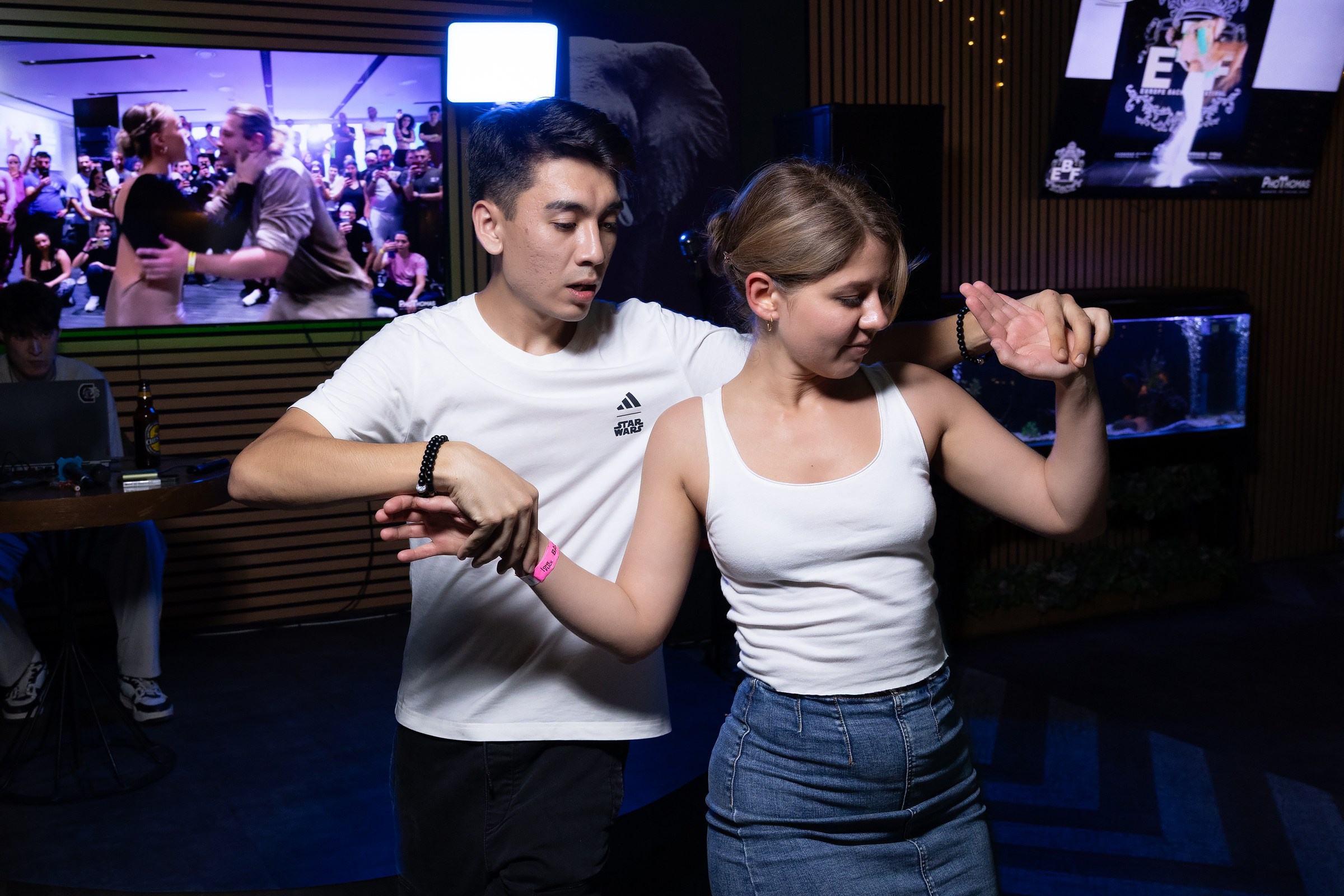 Bachata party by One Flick. Репортажный фотограф в Алматы Каюпов Сержан