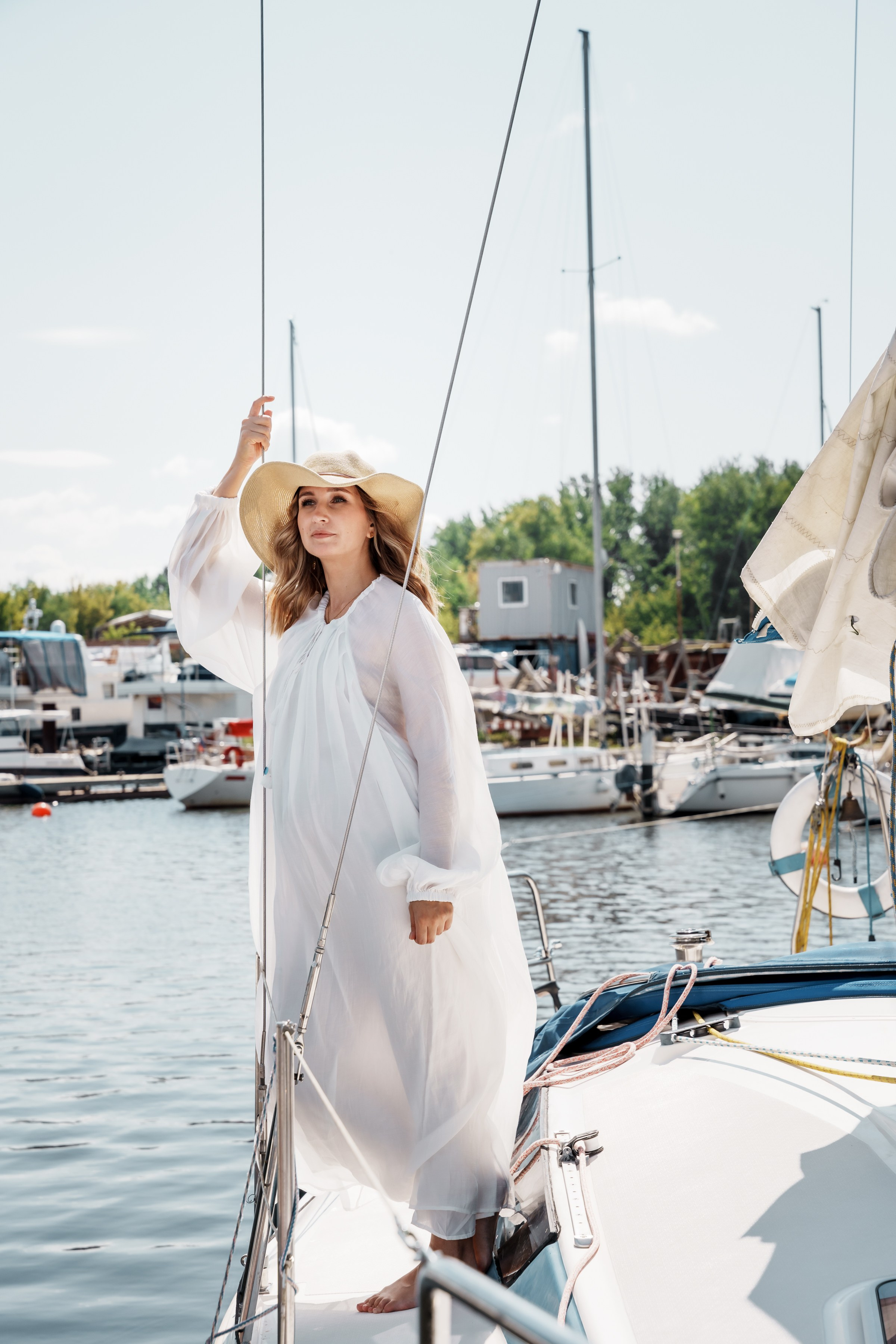 На яхте. Ольга Плаксина фотограф в Саратове