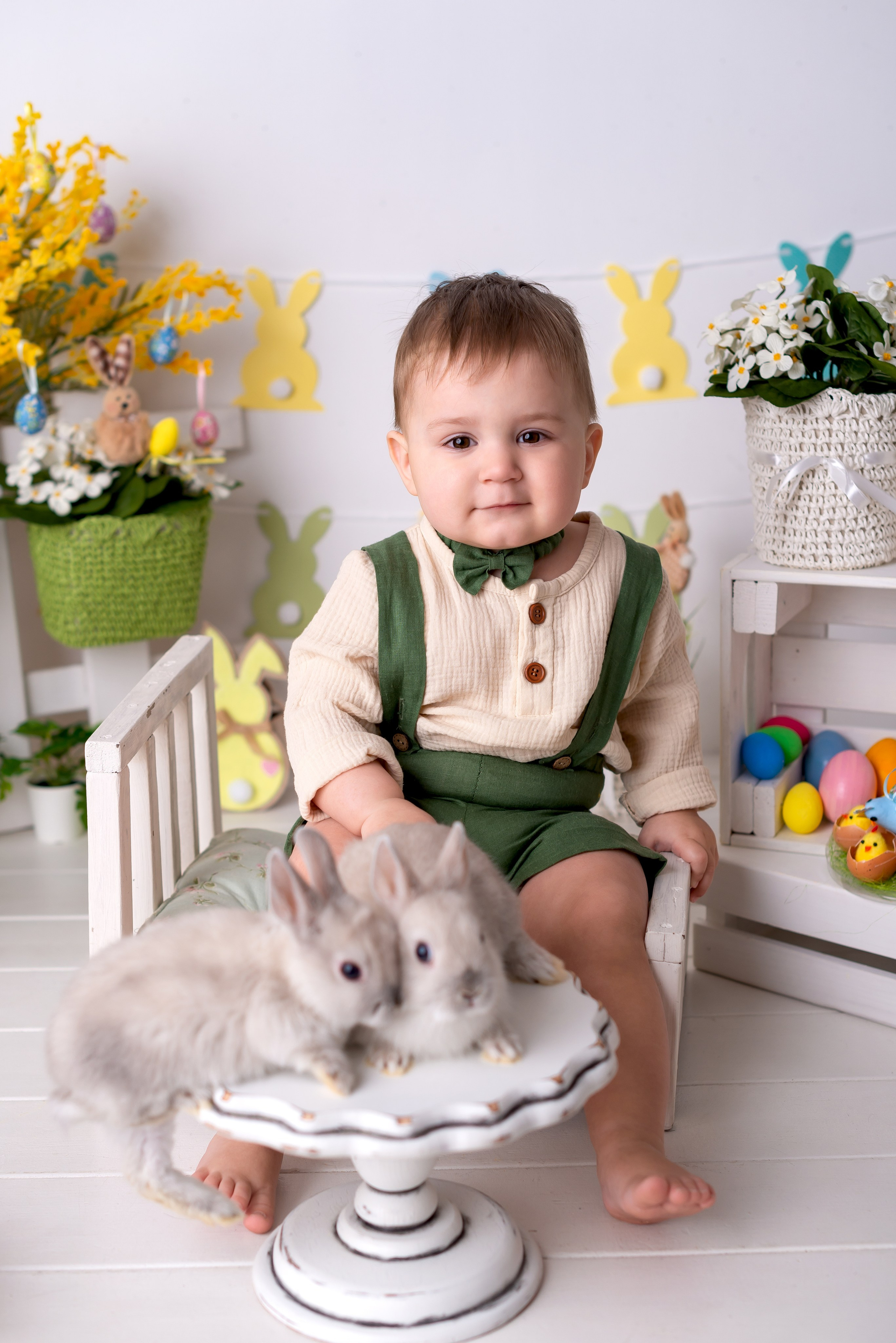 Пасхальная фотосессия малыша. Детская фотостудия «Мандаринка» | Детский фотограф Краснодар
