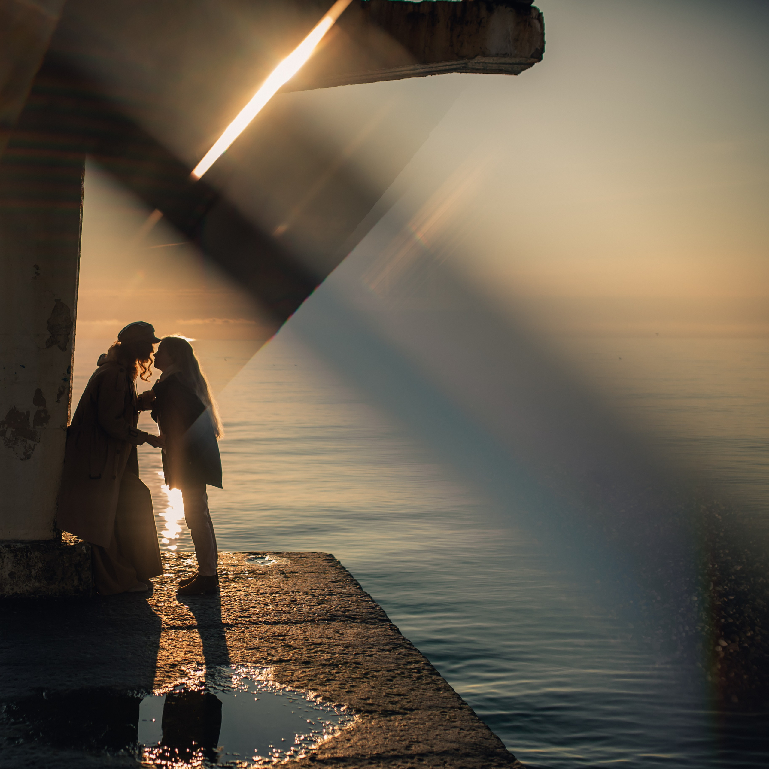 Сочинский закат с Юнной и Викой. Фотограф в Москве Наталья Спиридонова