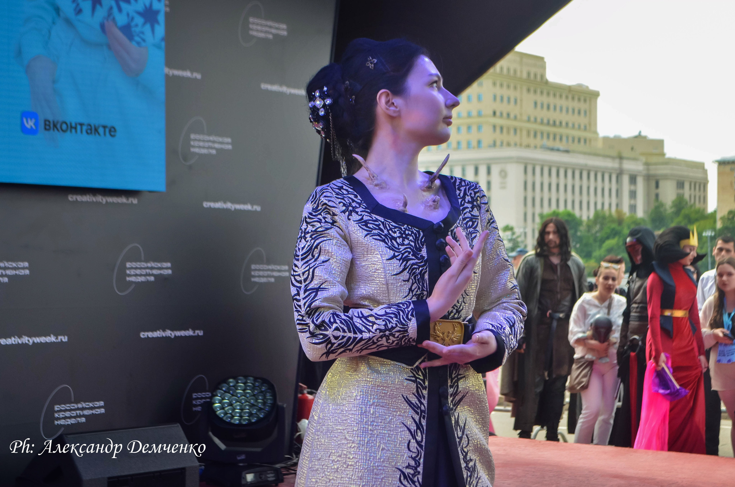 Фотосессия сцены в Москве на разных репортажных мероприятий