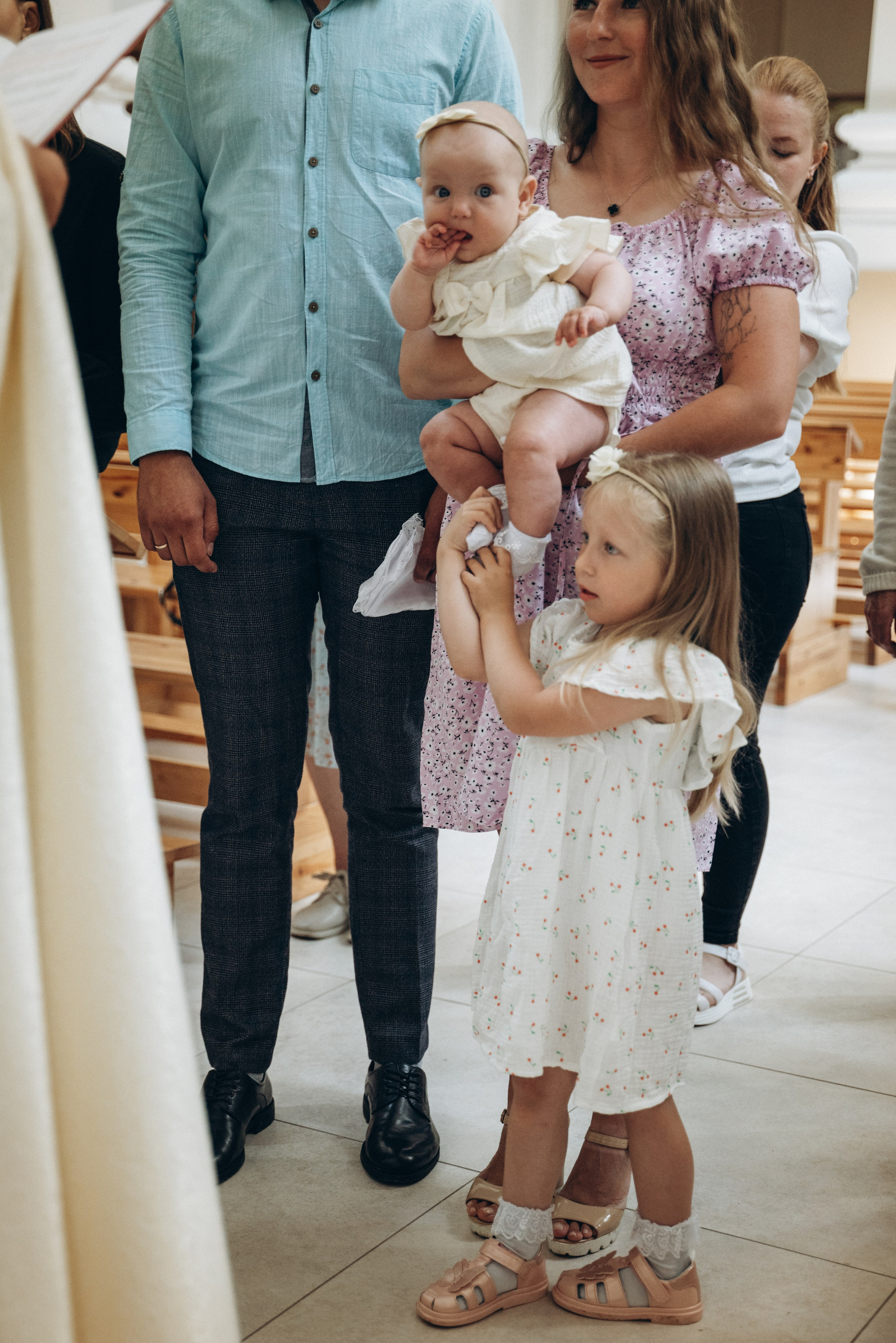 Крещение Леи (костёл в Заславле). Семейный фотограф в Минске Дарья Дреко