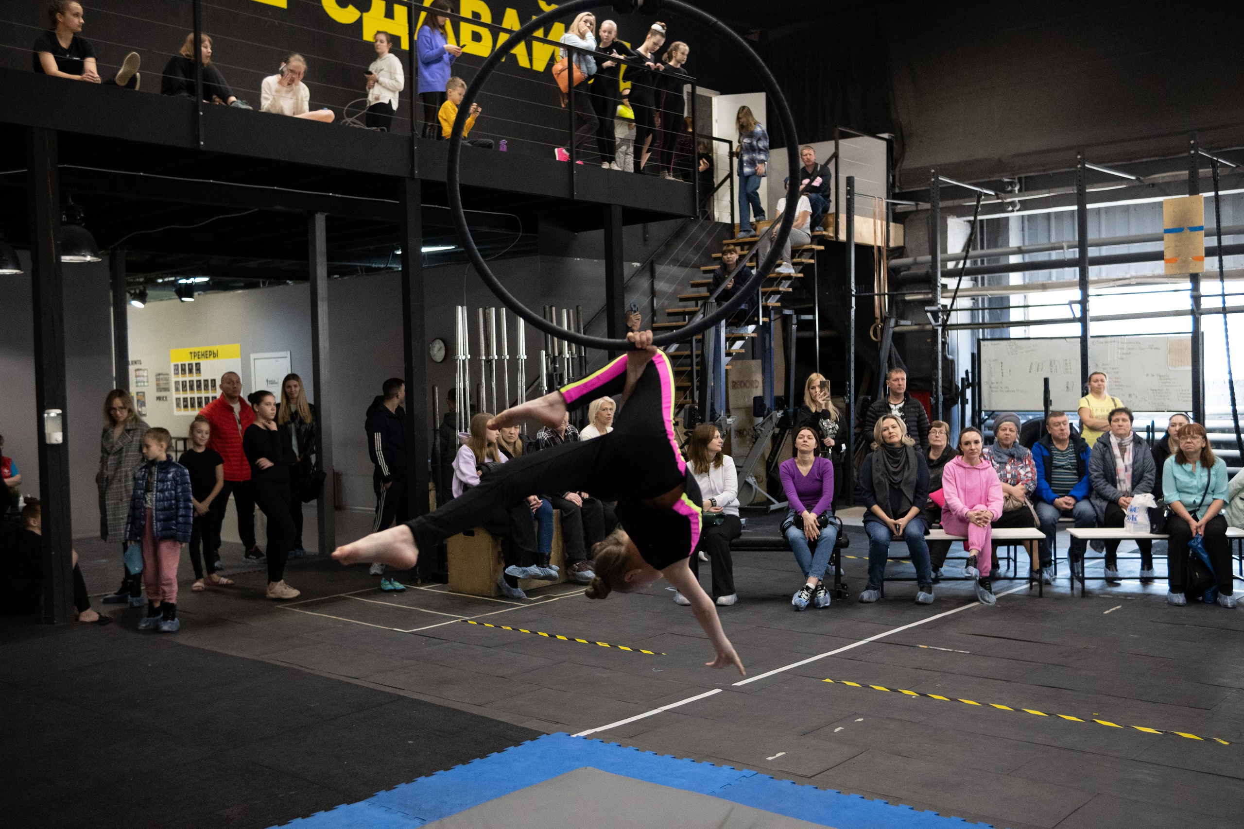 Внутриклубные соревнования по воздушной гимнастике 02.04.23