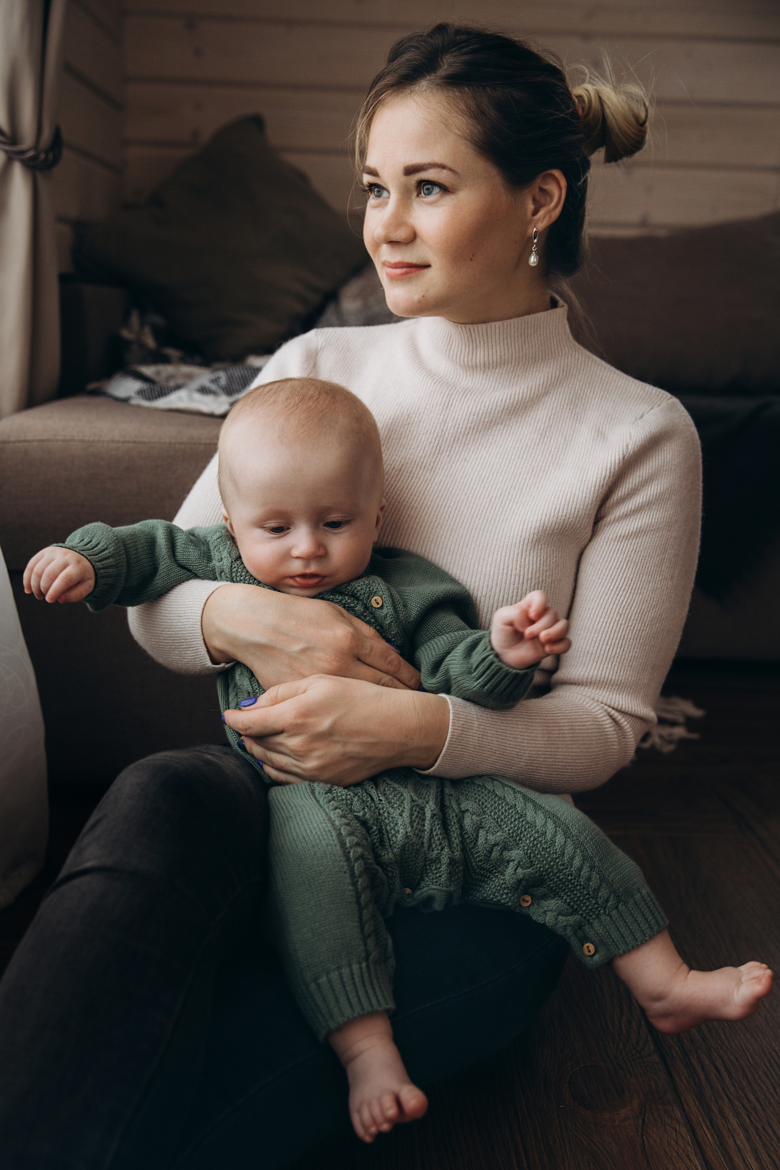 Вера и Дима. Мама и малыш. Фотограф Сергеева Анна