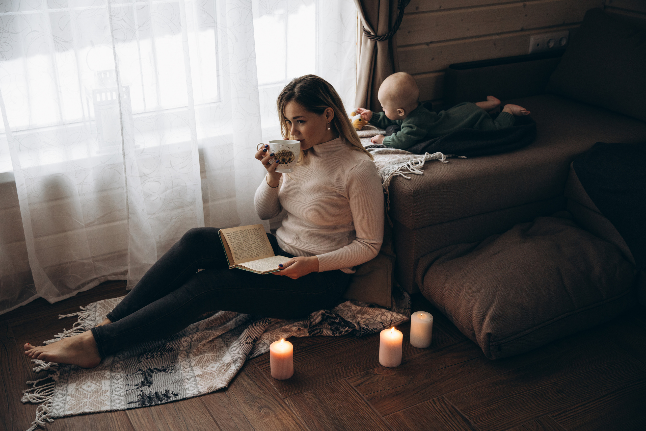 Вера и Дима. Мама и малыш. Фотограф Сергеева Анна