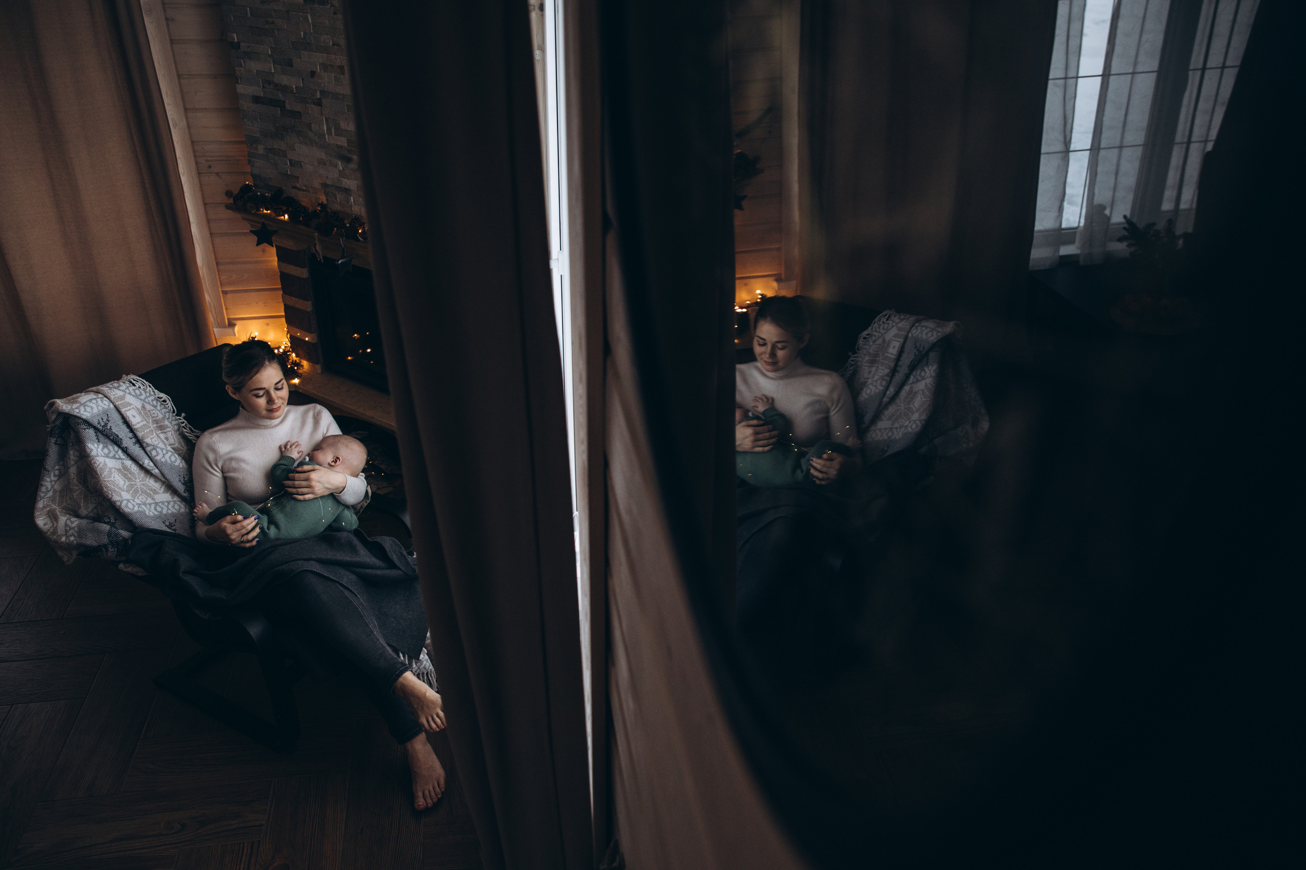 Вера и Дима. Мама и малыш. Фотограф Сергеева Анна