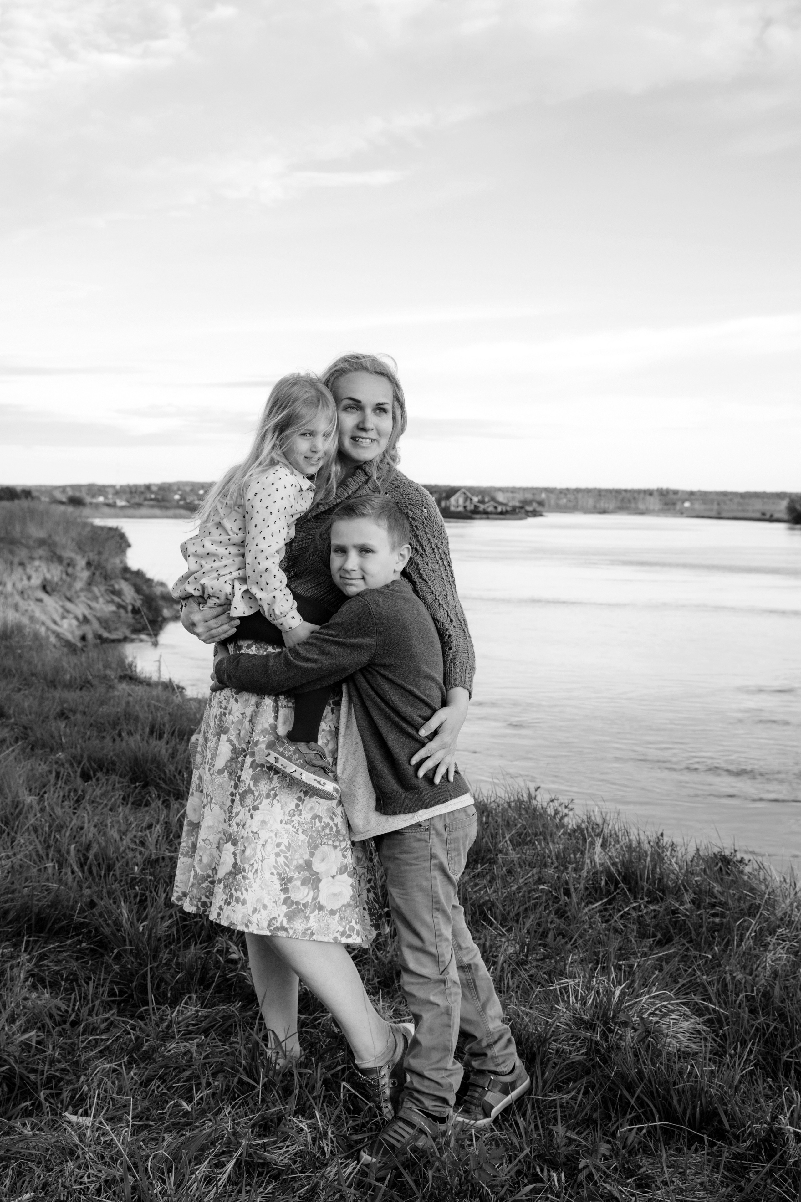 Матрунецкие. Семейная съёмка на природе. Фотограф Сергеева Анна