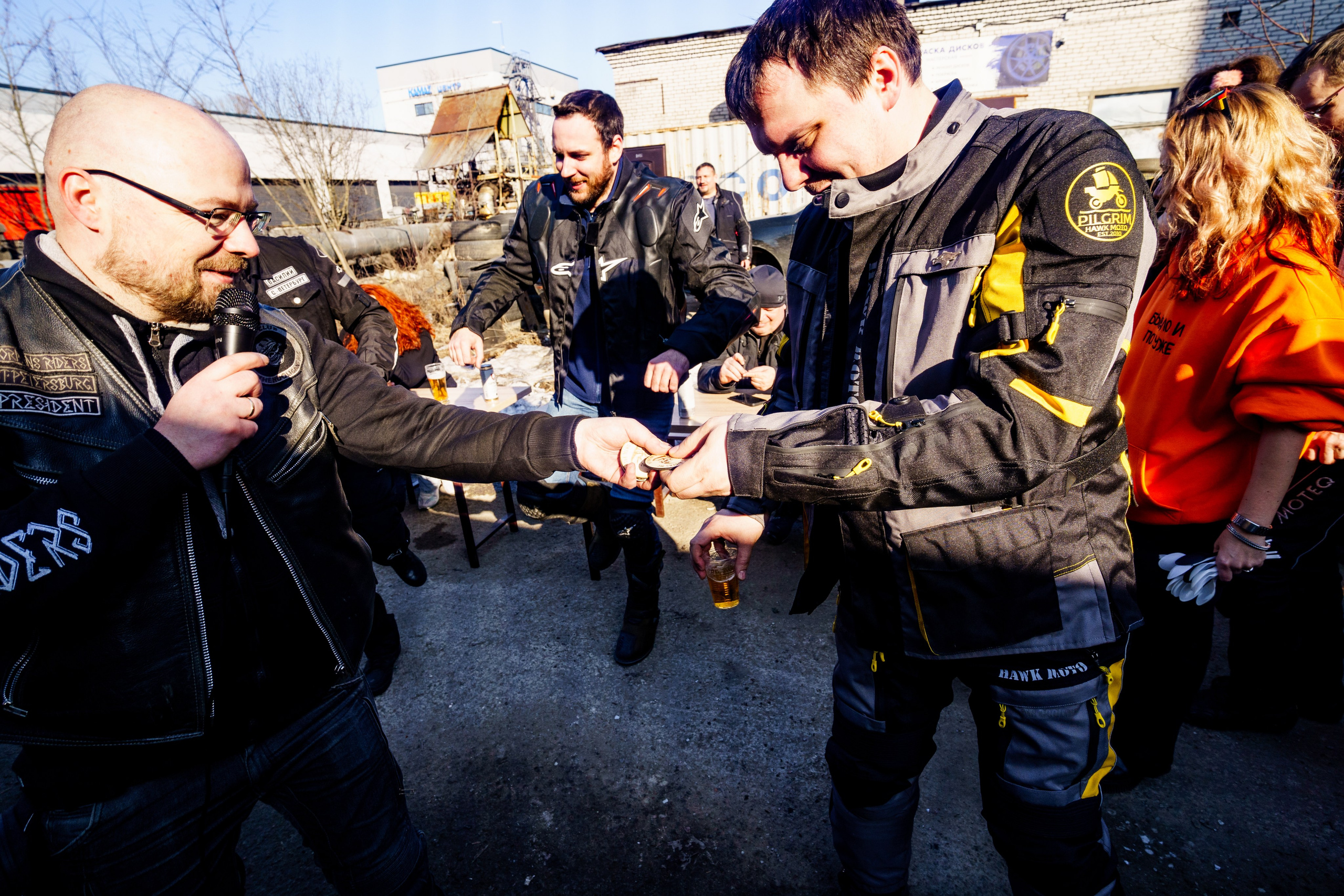 Прохват мотоклуба Norman Riders ч.2. Концертный и репортажный фотограф в Санкт-Петербурге Слава Пахомов