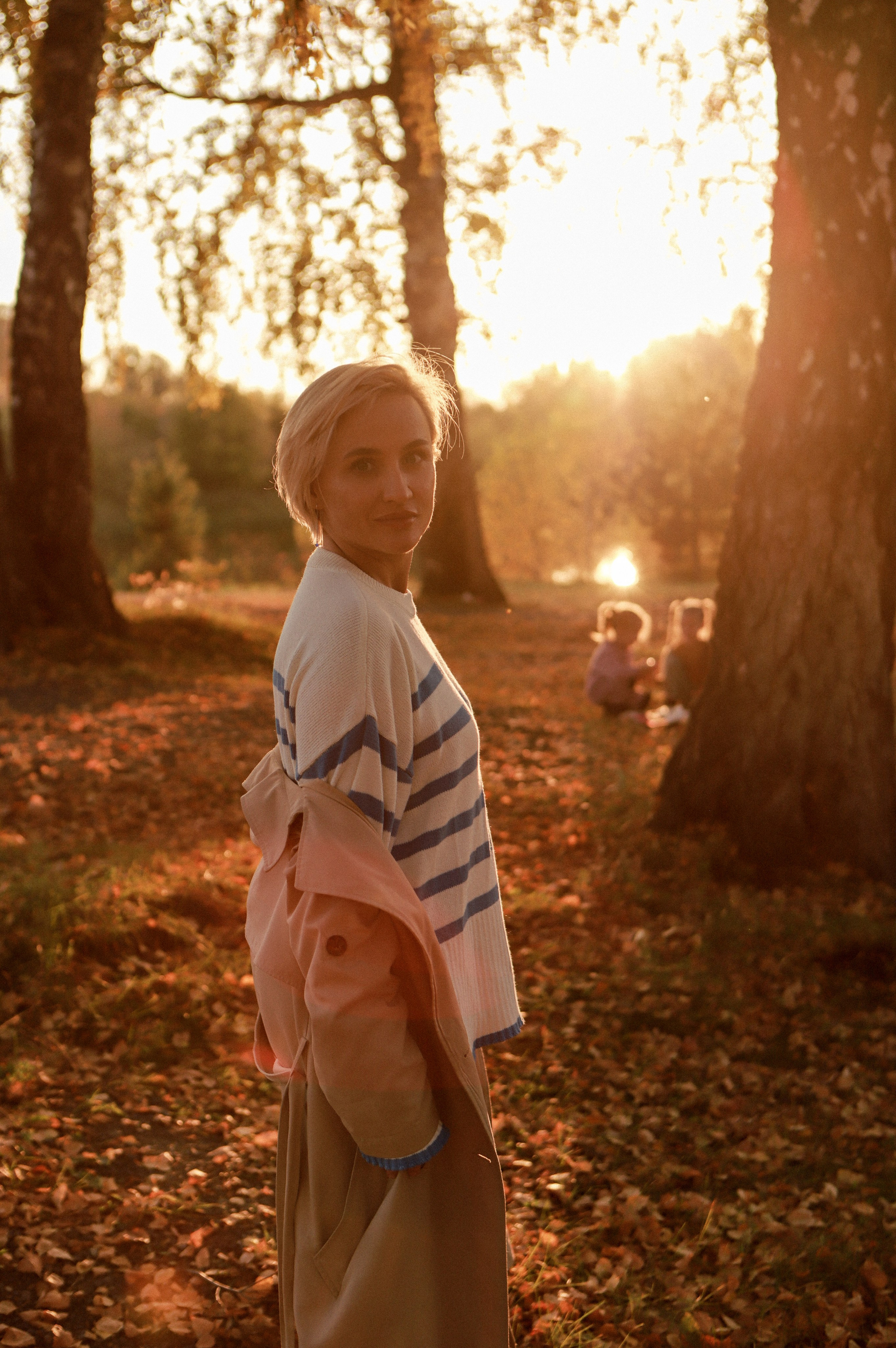 Семейная фотосессия - Осенний закат у озера. Семейный и женский фотограф Кемерово Мария Степ