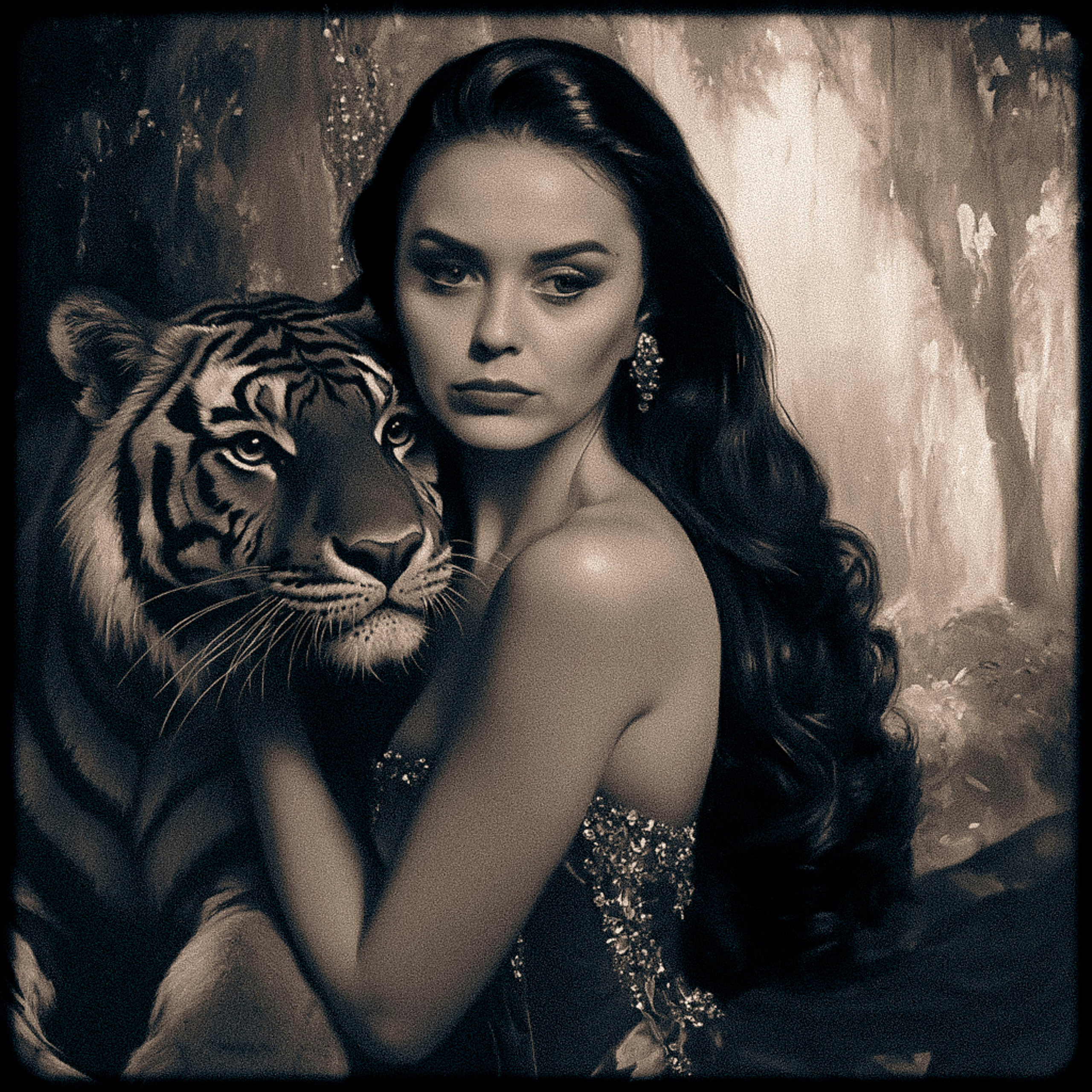 Нейрофотосессия для Марии. Лесной сказочный образ. ФотоХудожник Харитонова Ирина г. Санкт-Петербург