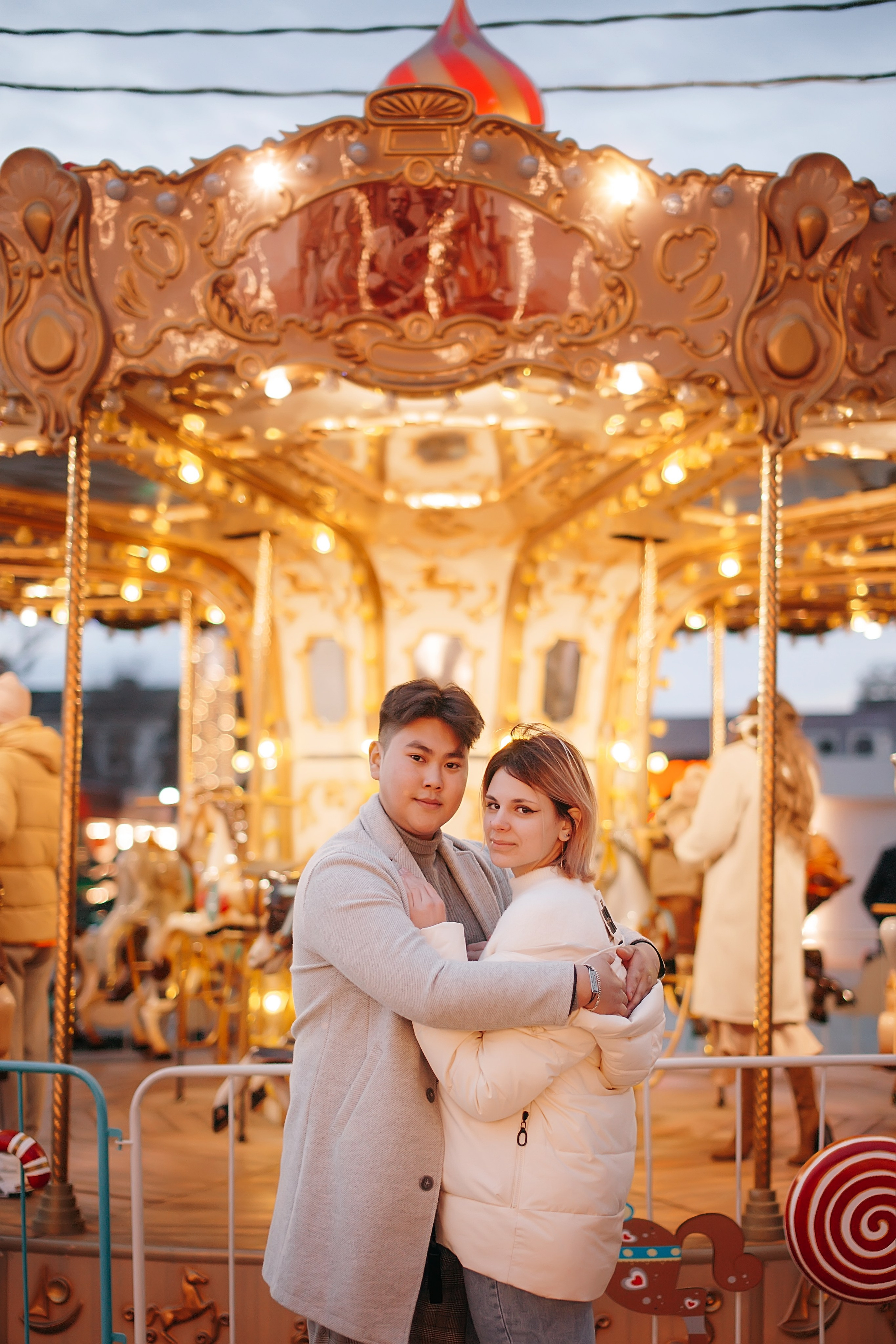 Слава и Полина новогодняя прогулка. Семейный и детский фотограф в Краснодаре Брусилова Марина