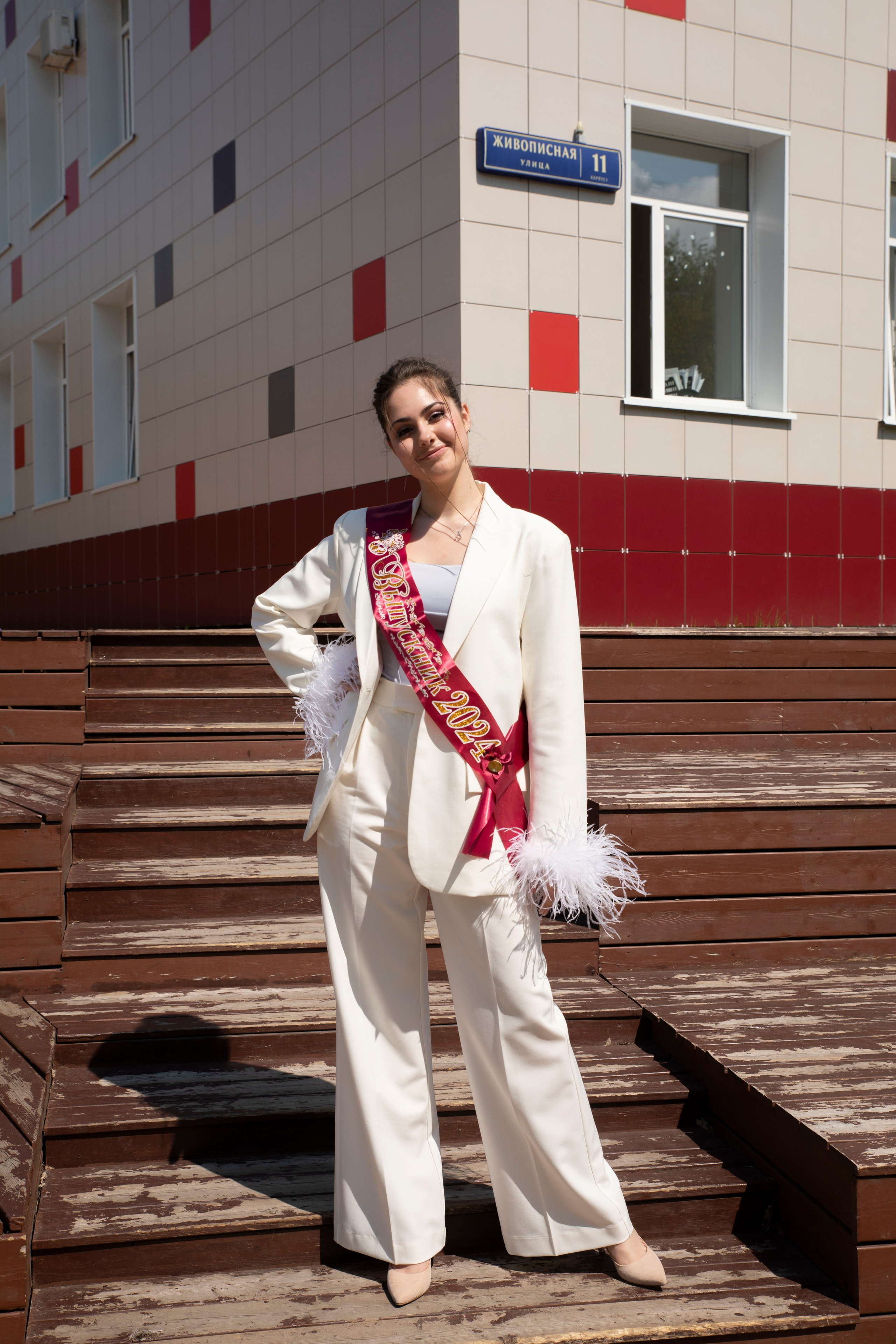 Последний звонок Школа Баренбаума 1517. Фотограф в Москве Яна Полосина