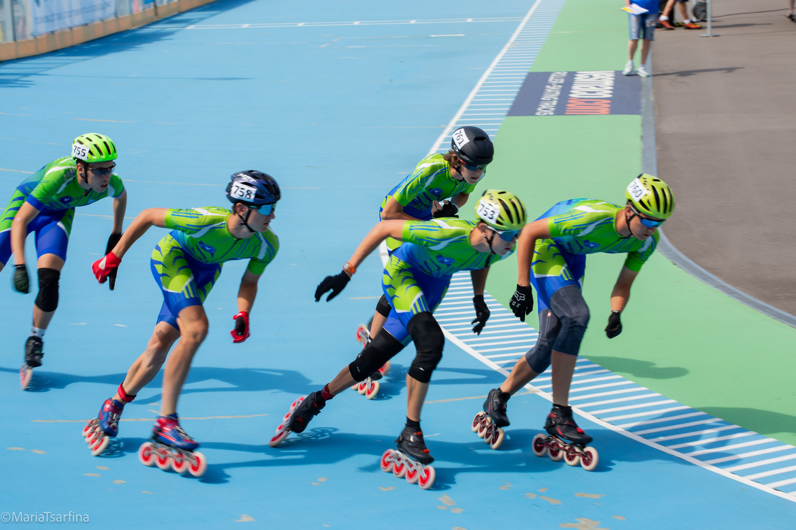 Международные соревнования по спидскейтингу. Солигорск, Беларусь. 2025. Спортивная съемка Мария Царфати