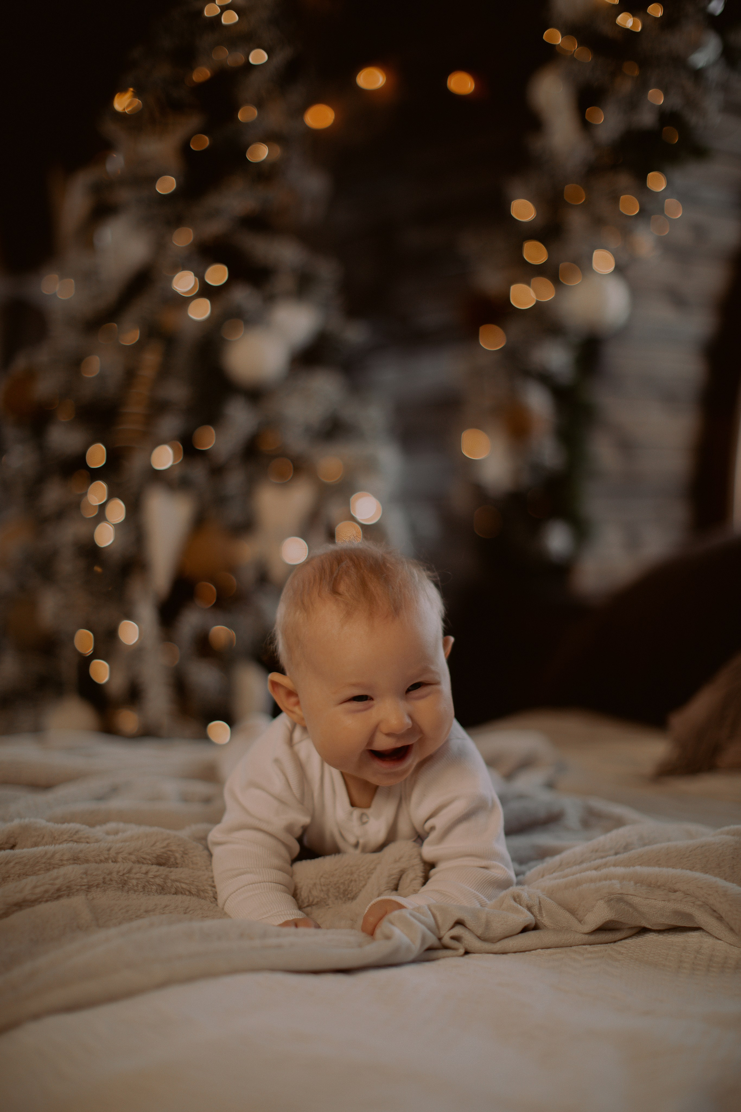 Первая новогодняя фотосессия малышки Эмилии. Фотограф в Нижнем Новгороде