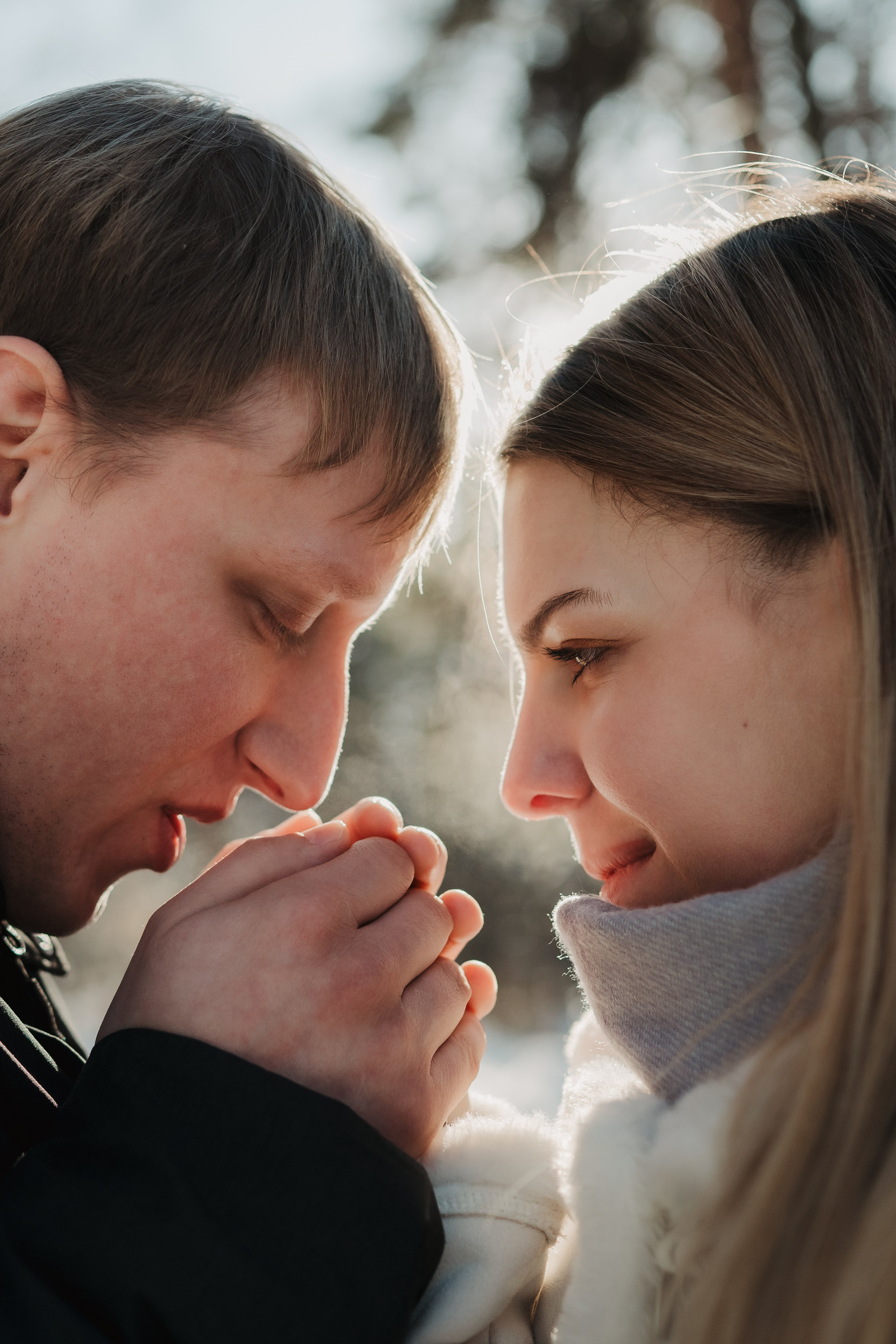 Зимняя LOVE STORY Вики, Артёма и Булочки. Семейный Фотограф в Москве Ирина Хохлова