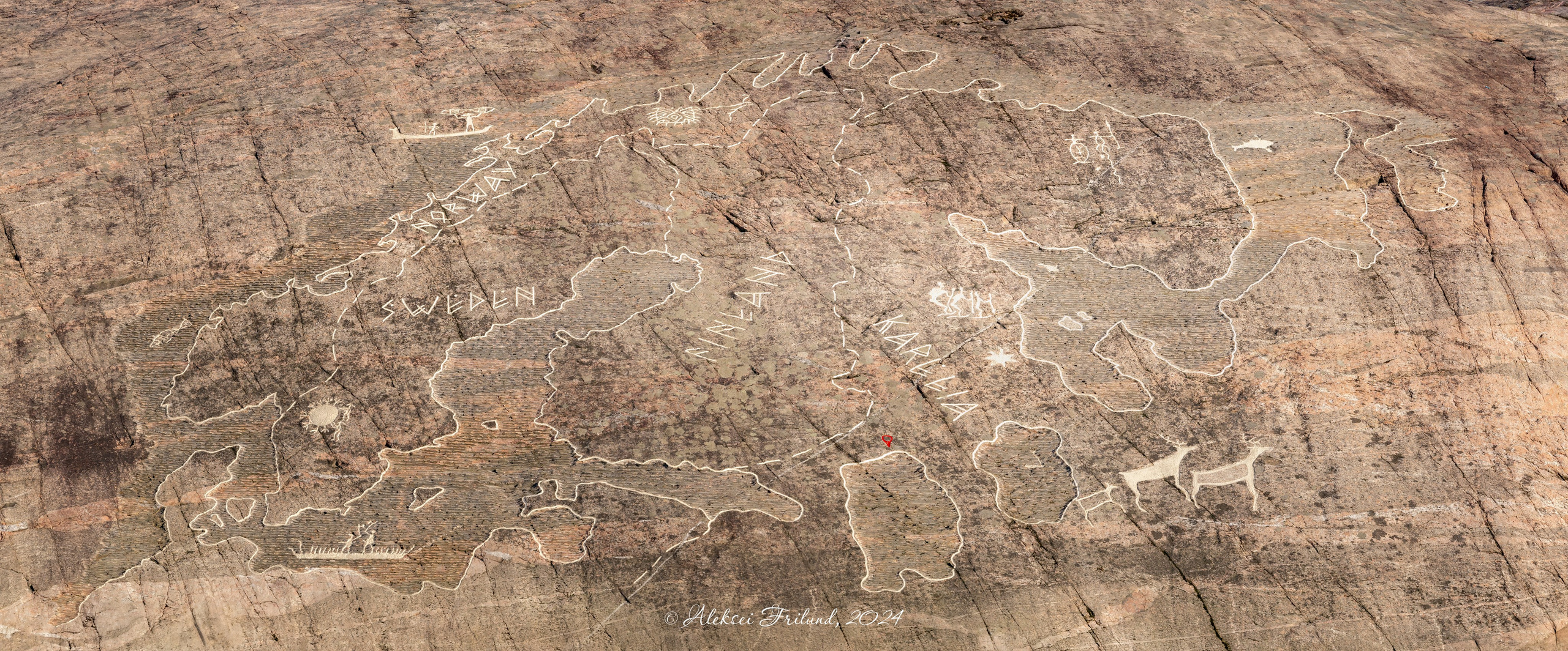 Исторический парк «Бастiонъ» (фестиваль «Карельская Земля» 2024 г.). Аэросъемка. Фото и Видео в Карелии. Алексей Фрилунд