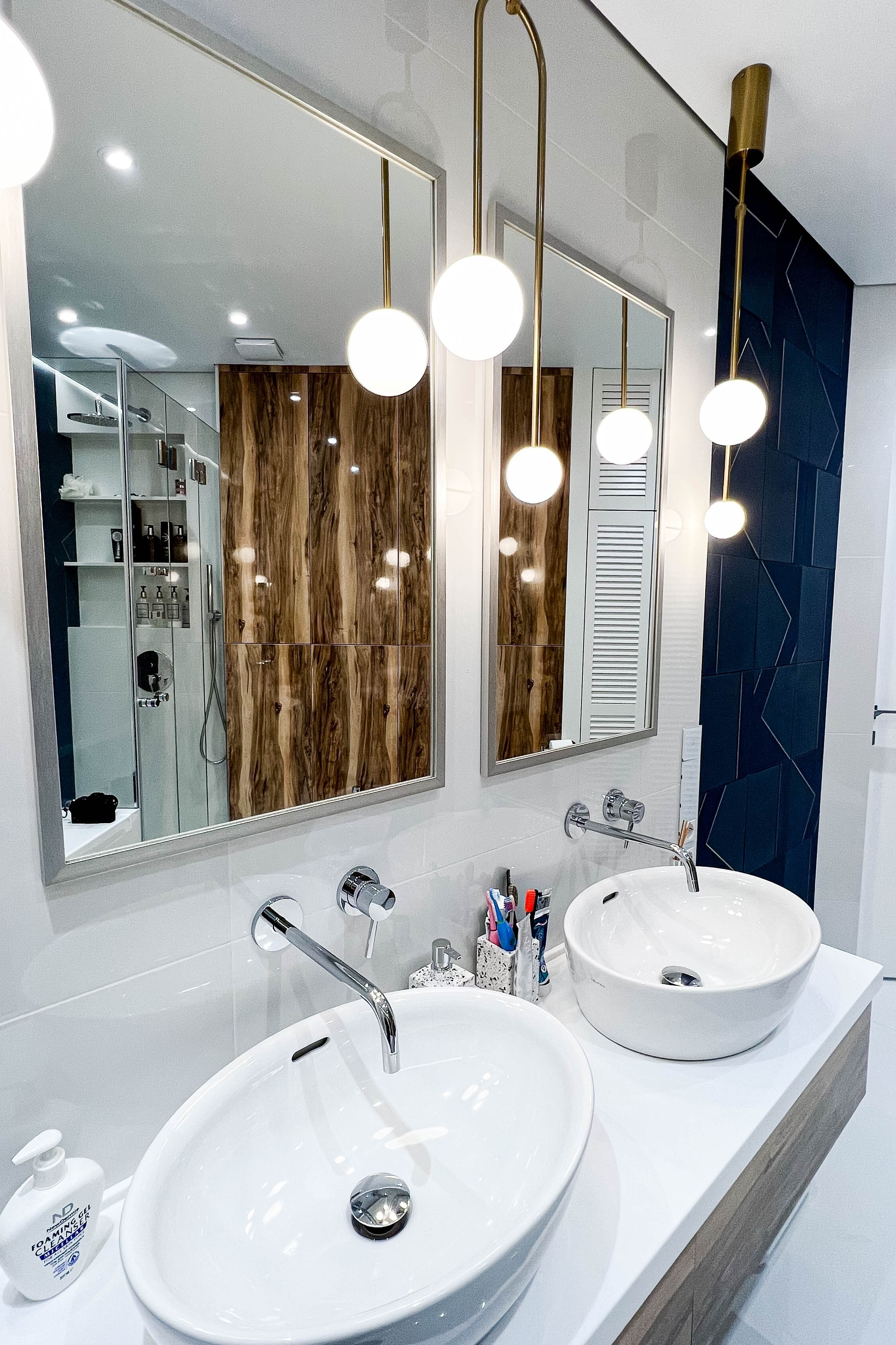 The apartment is in a modern style. Fotograf Dmitrii Donets