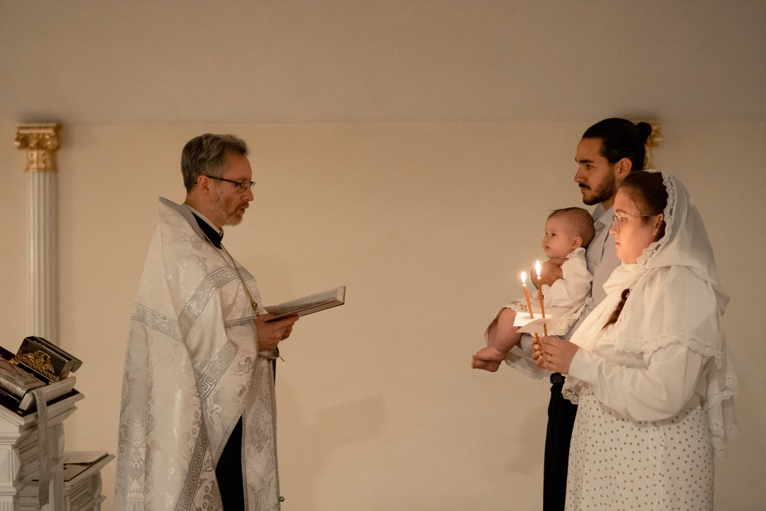 Съёмка Таинства Крещения в Казанском соборе. Семейный фотограф и видеограф Алёна Ким