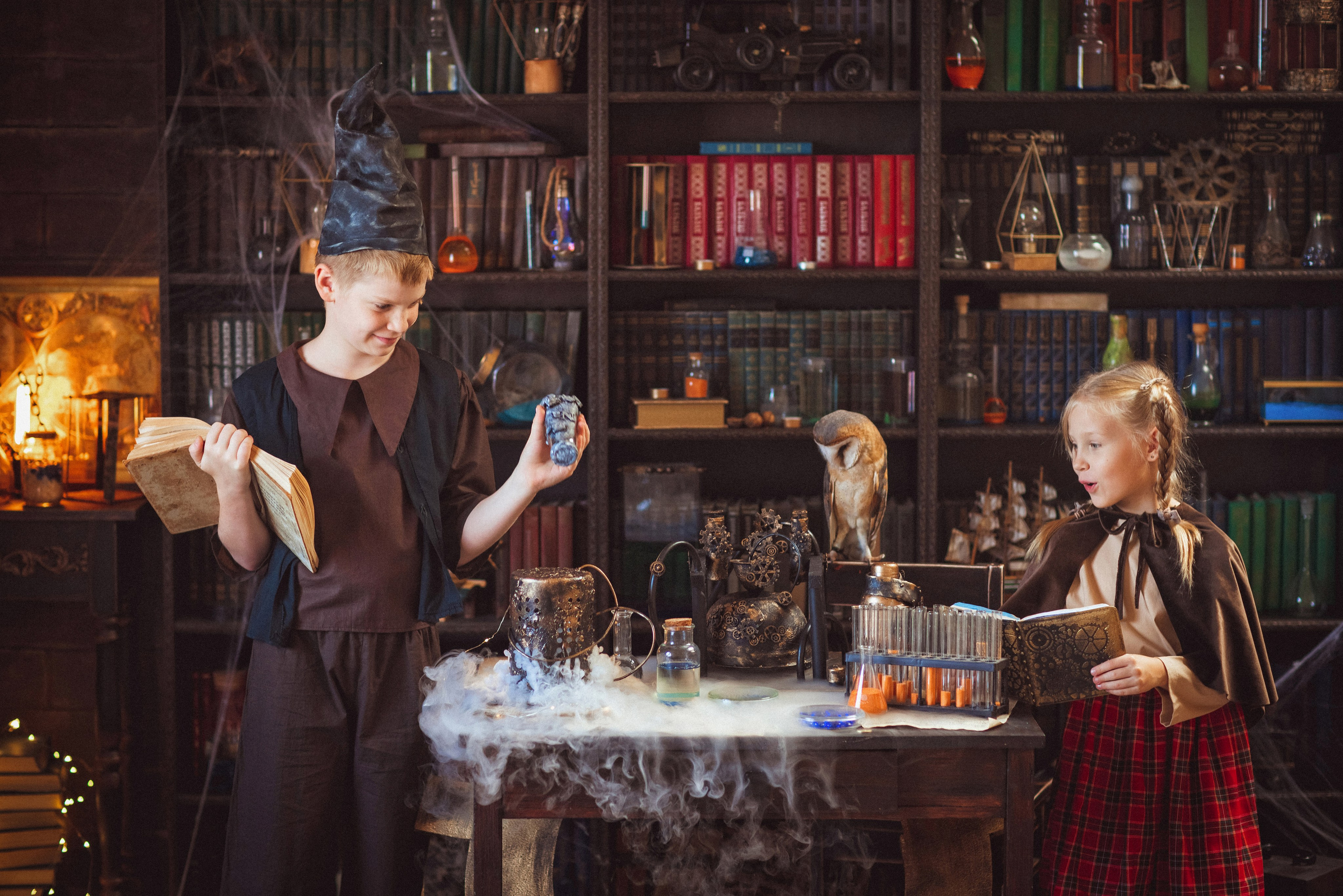 Детская фотосессия «Наука и Опыты». Семейный и детский фотограф в Краснодаре Анна Трашкова