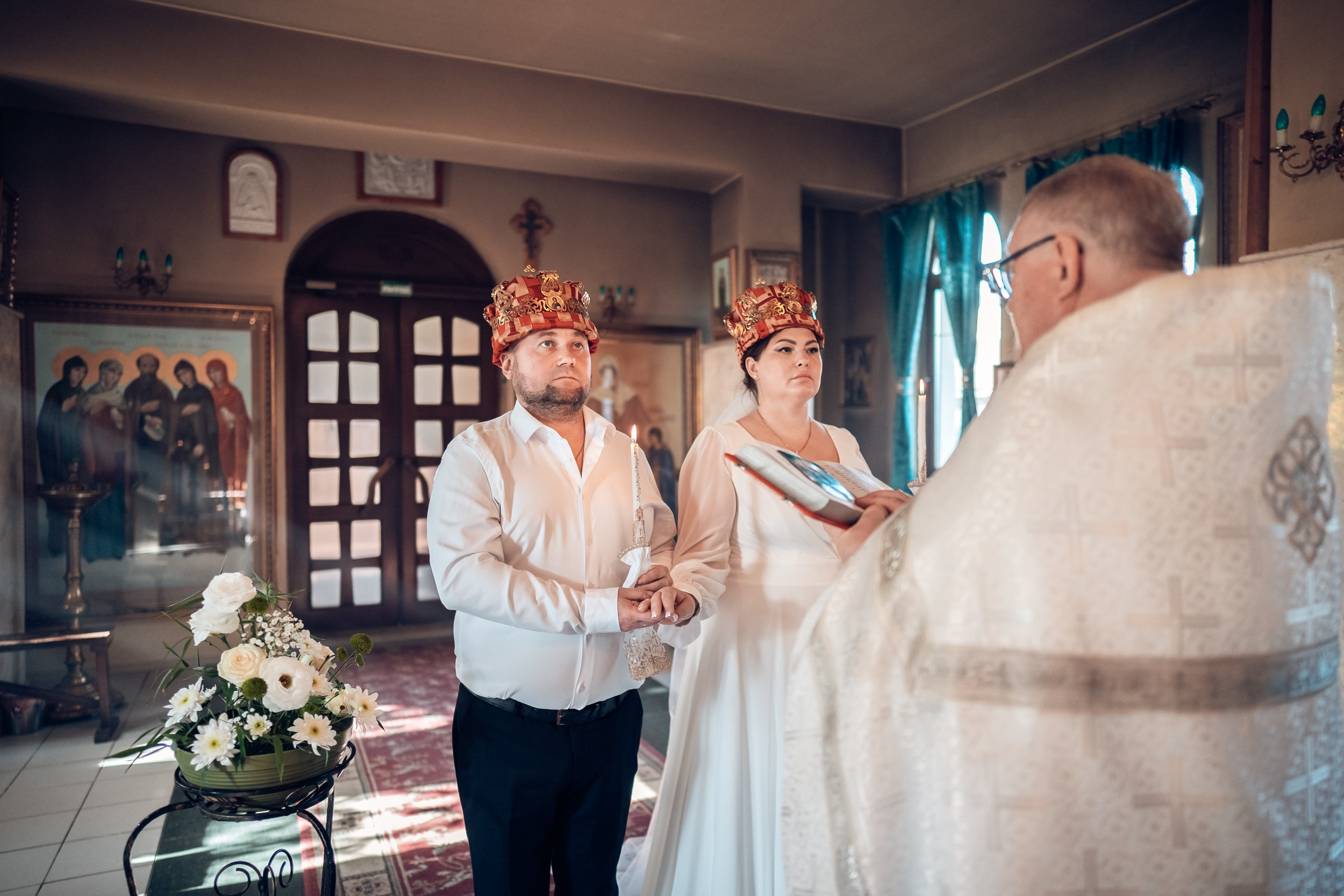 Венчание в храме Прп. Сергия Радонежского с. Орлиное. Церковный фотограф Севастополь