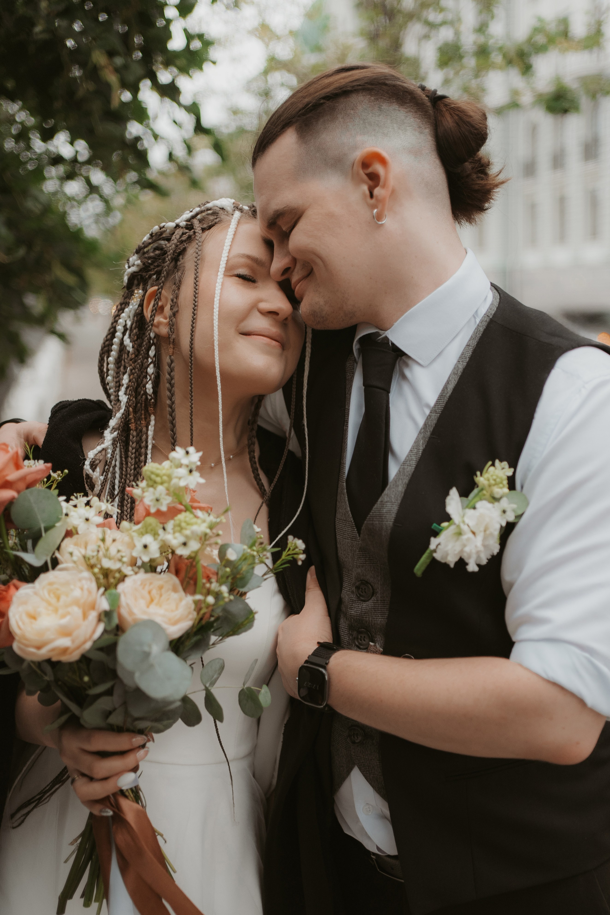 Женя и Рита, свадебная прогулка по Казани. Портретный фотограф в Казани, Красной Поляне и Сочи Анна Кузнецова