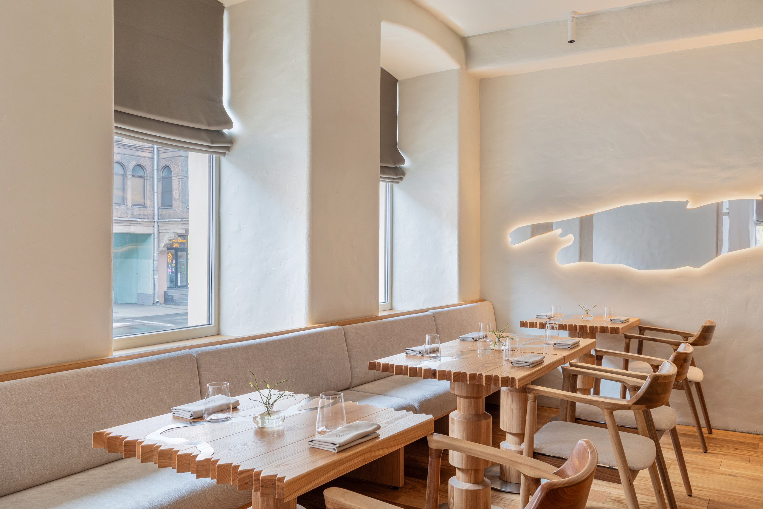 Интерьерная фотосъемка ресторана в Санкт-Петербурге. Интерьерный фотограф в Нижнем Новгороде и Москве Владимир Гудков