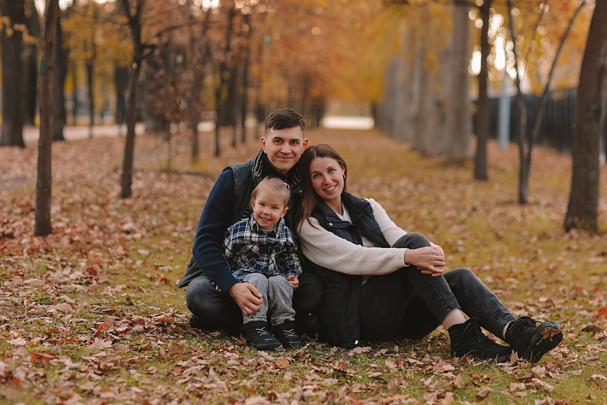 Осень. Семейный фотограф Тюмень, фотограф на роды Салмина Мария