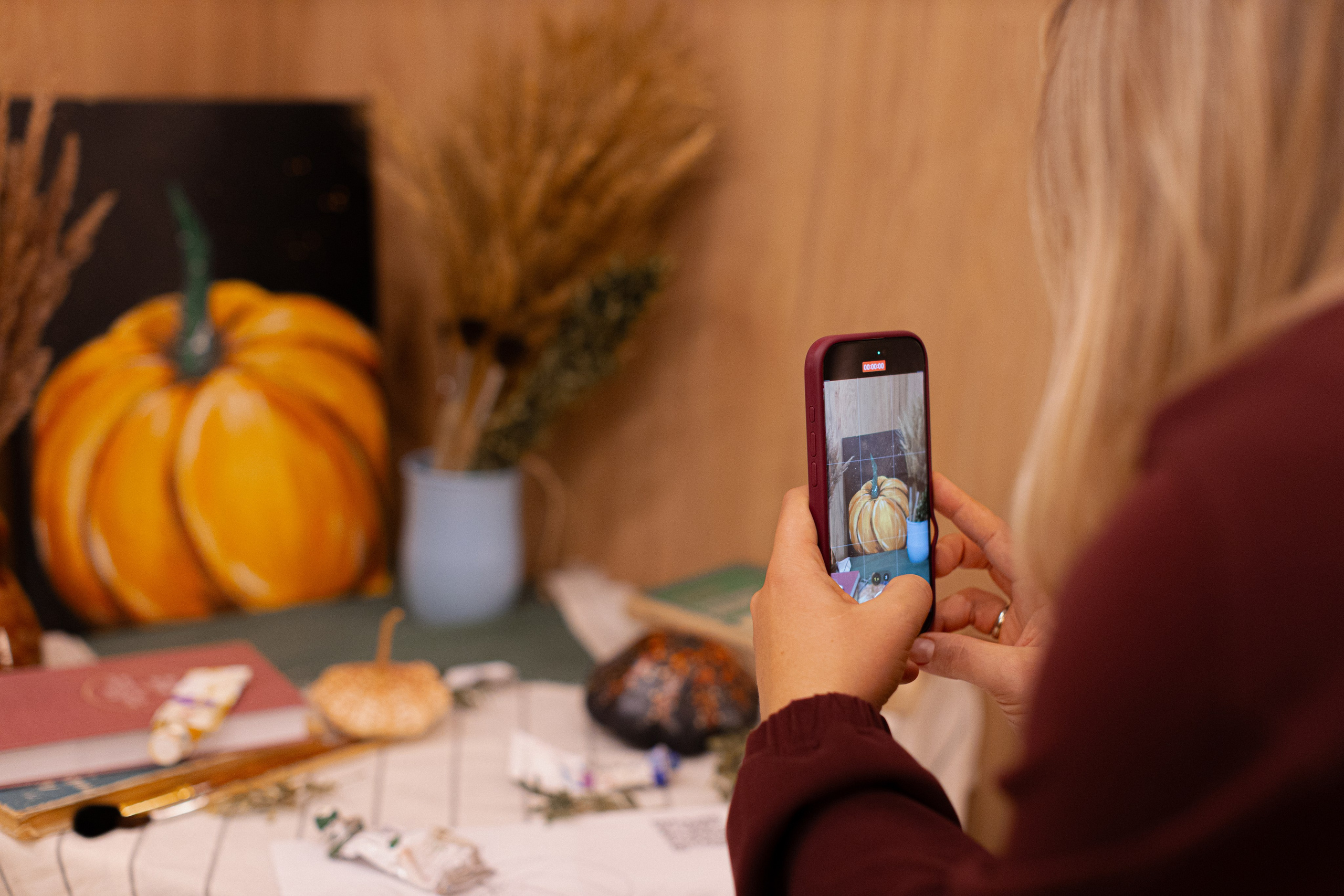 МК Тыква в кафе Здрасте. Анастасия Ракчеева Художник