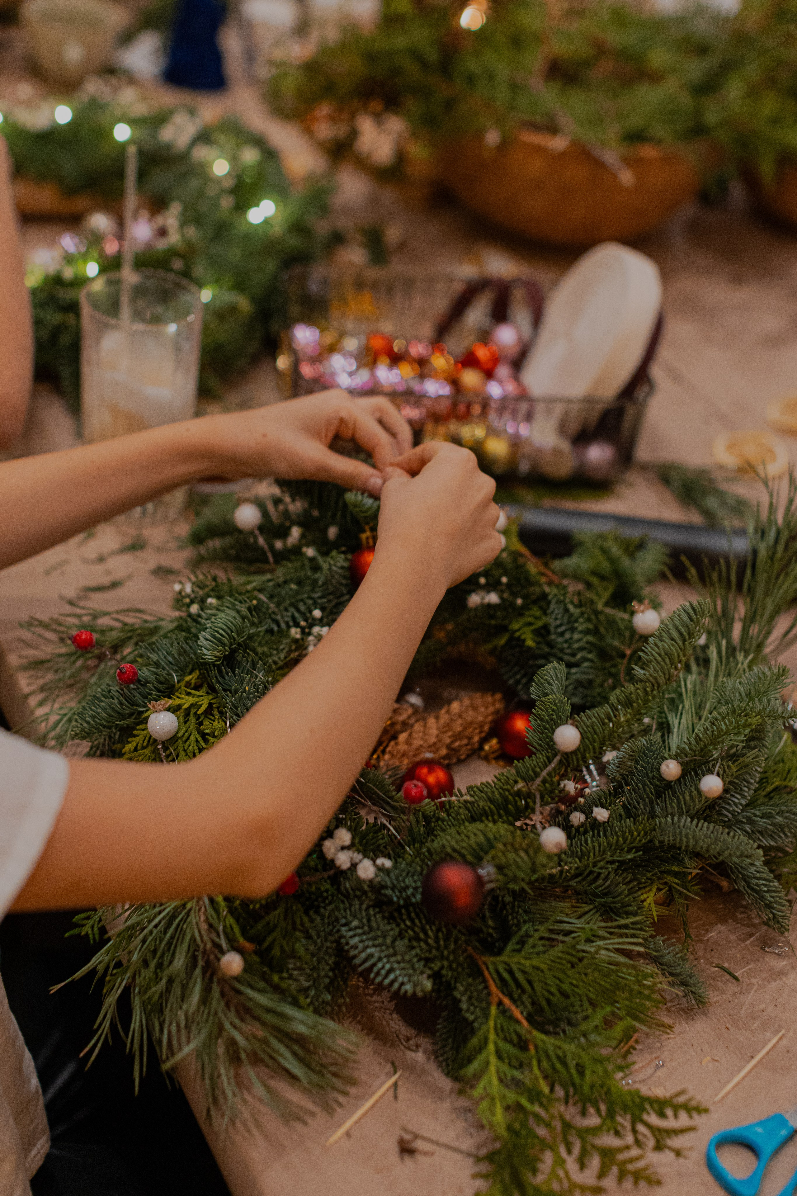 Мк Новогодний Венок. Анастасия Ракчеева Художник