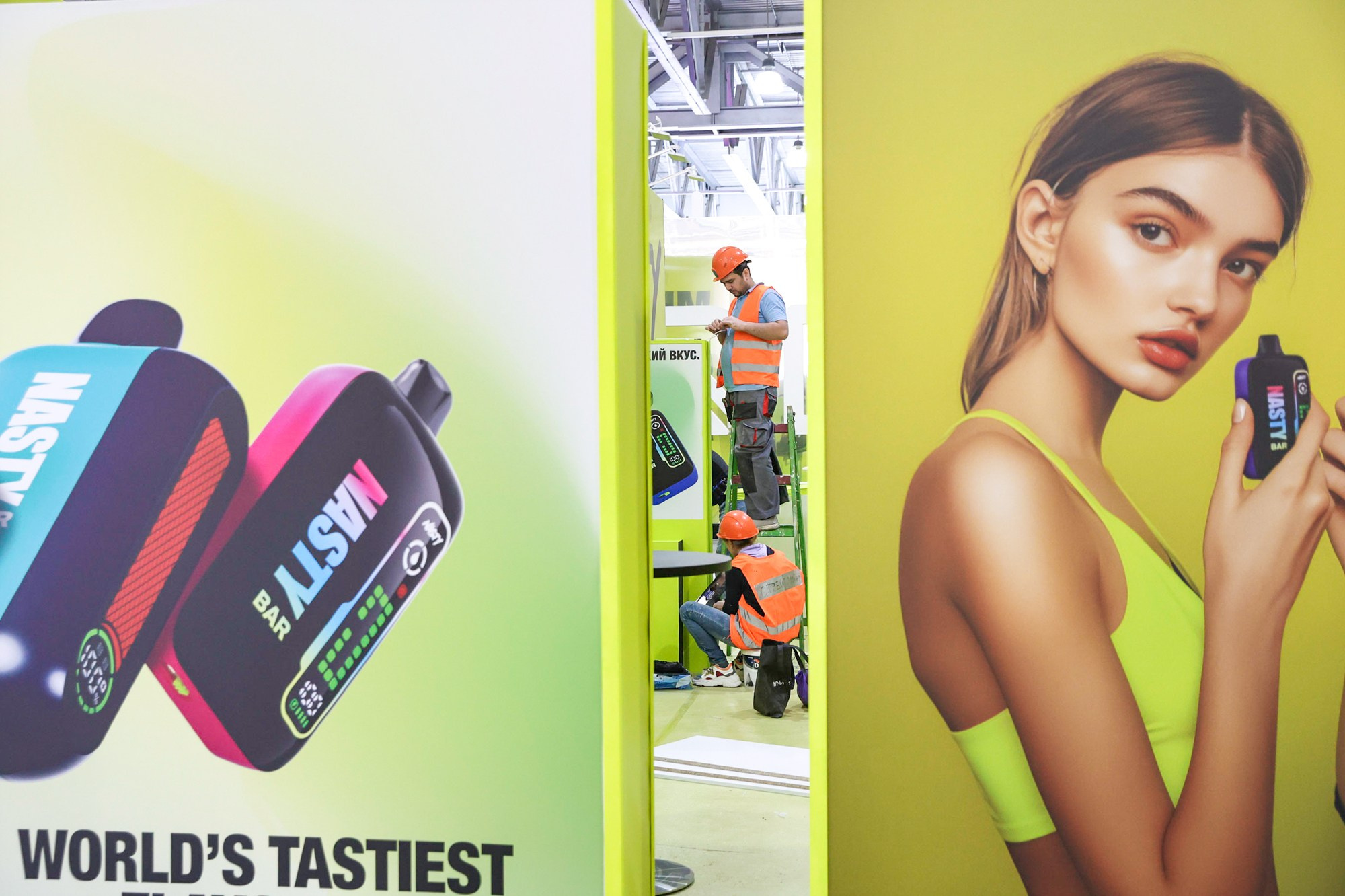 Застройка Vape Club Show. Фотограф Дарья Попова