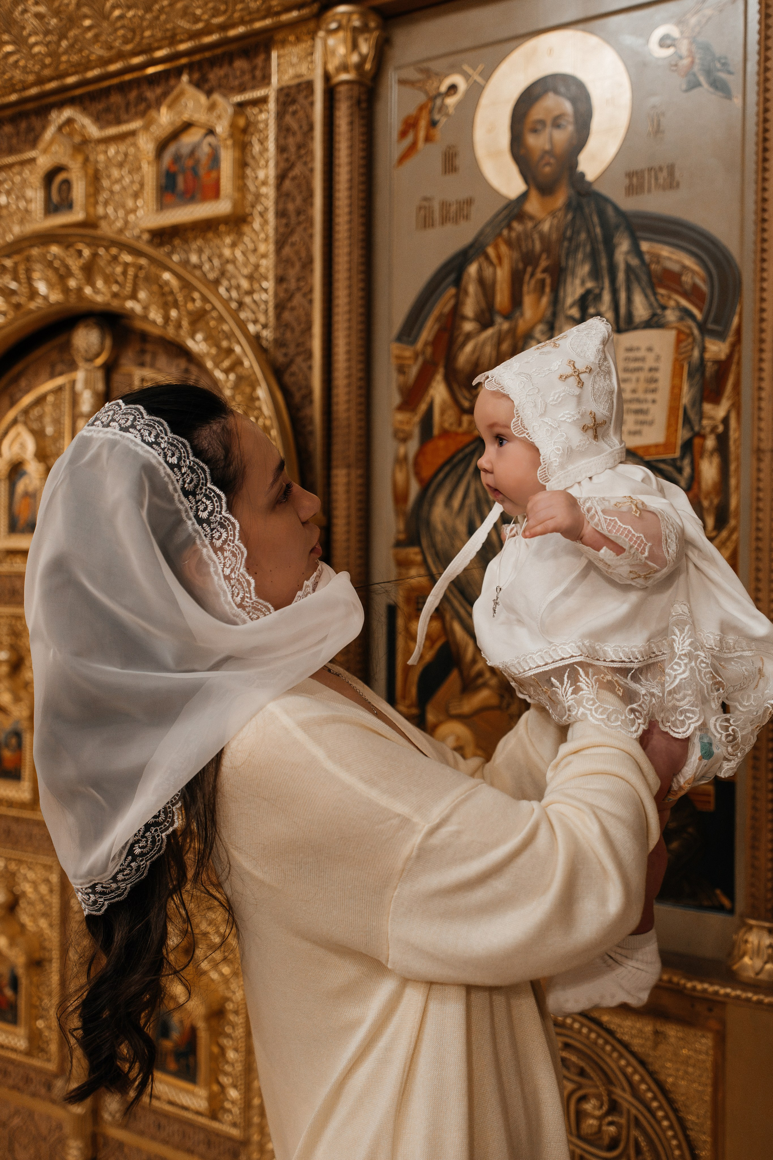 Крещение Анны. Семейный фотограф в Москве Алина Киблина