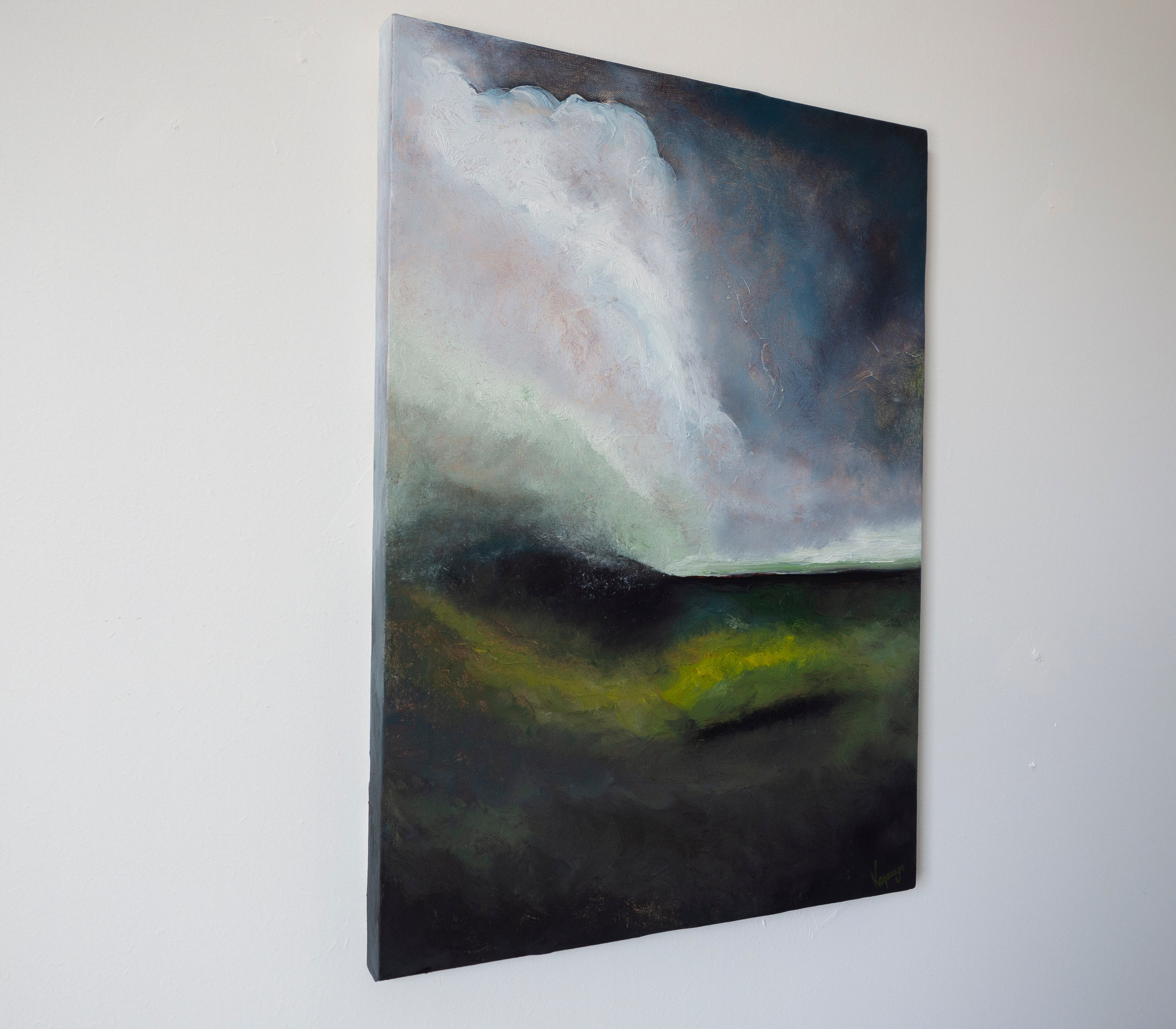 Abstract painting inspired by stormy skies. Павел Коршун — современный художник-пленэрист