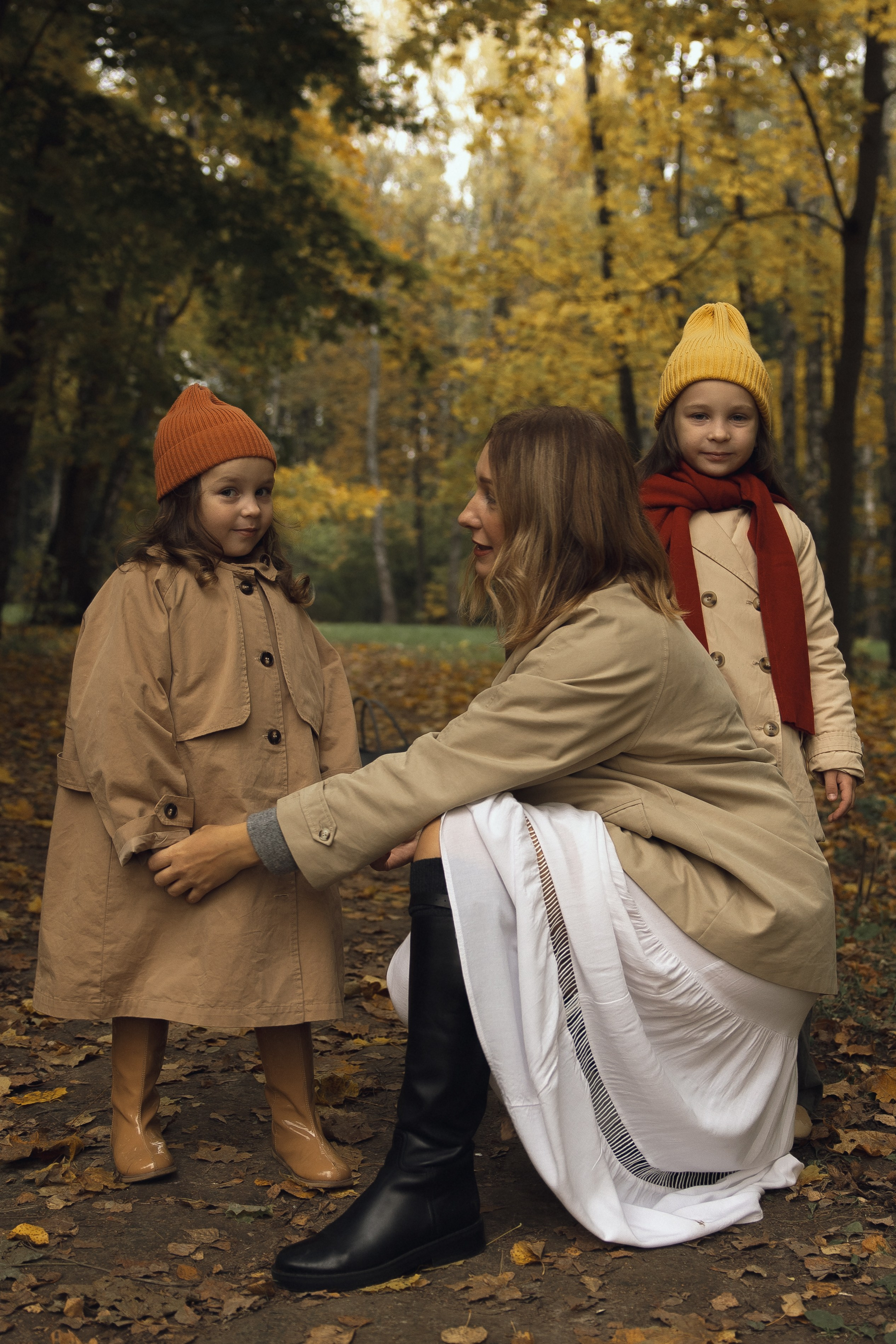 Листопад и дети. Семейный фотограф в городе Тула Любовь Сабирова