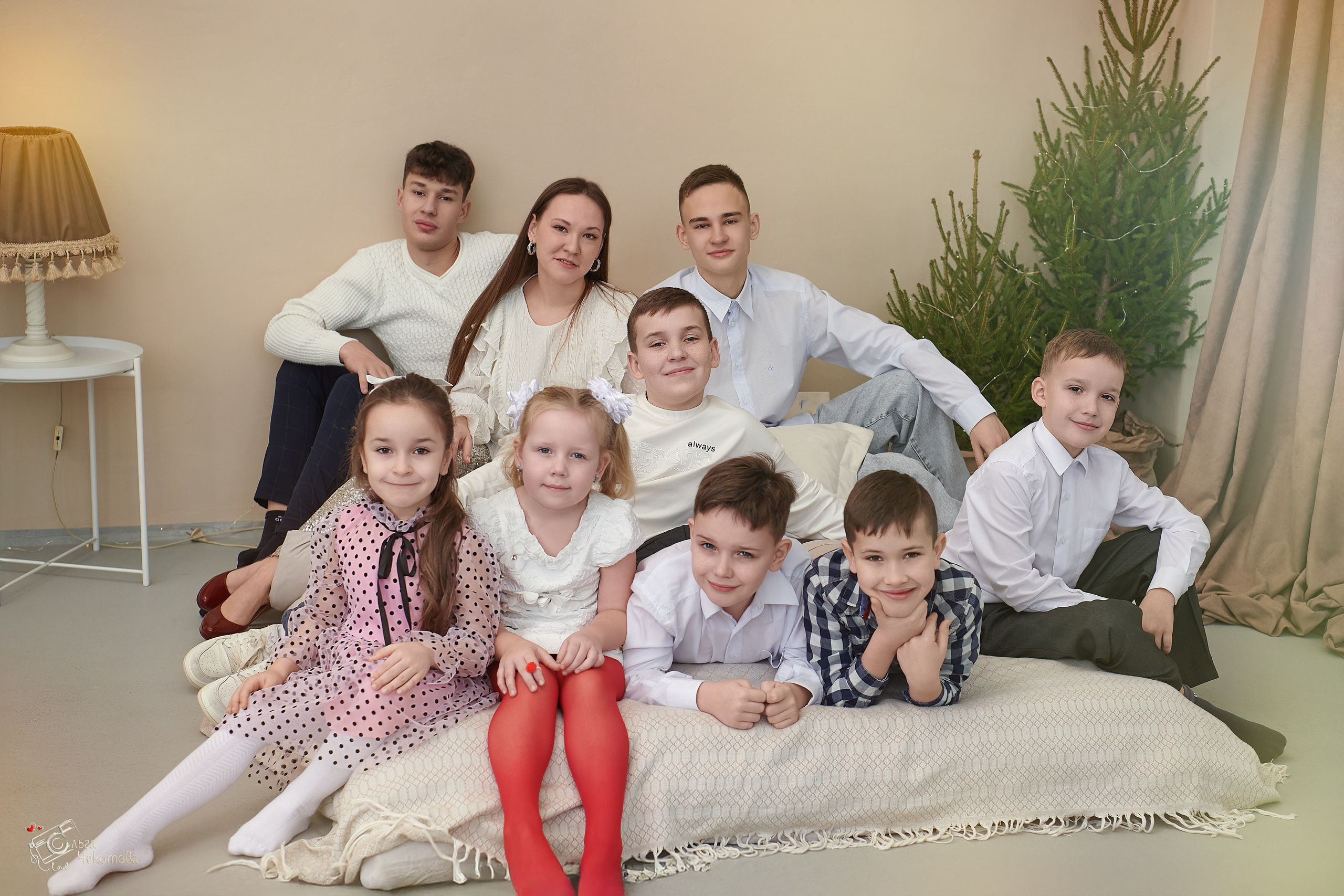 Новогодняя сказка для большой семьи. Ольга Чёкотова (Фотограф Кострома)