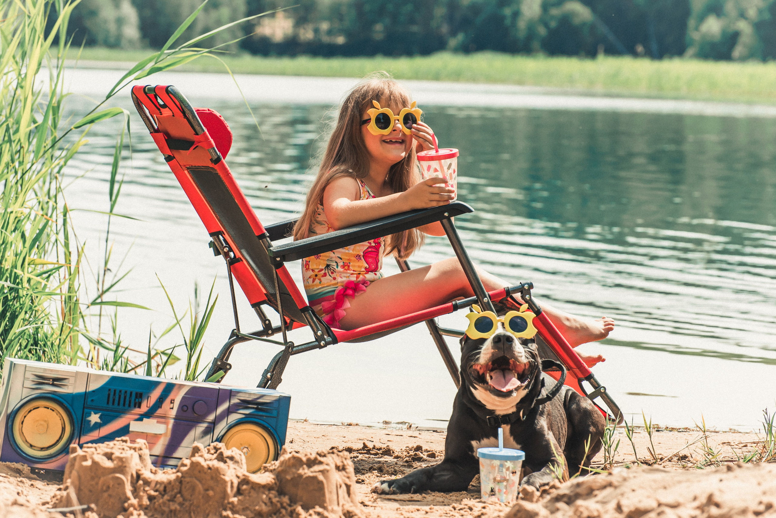 Фотосессия летом на озере. Фотограф Макс Огурцов в Нижнем Новгороде
