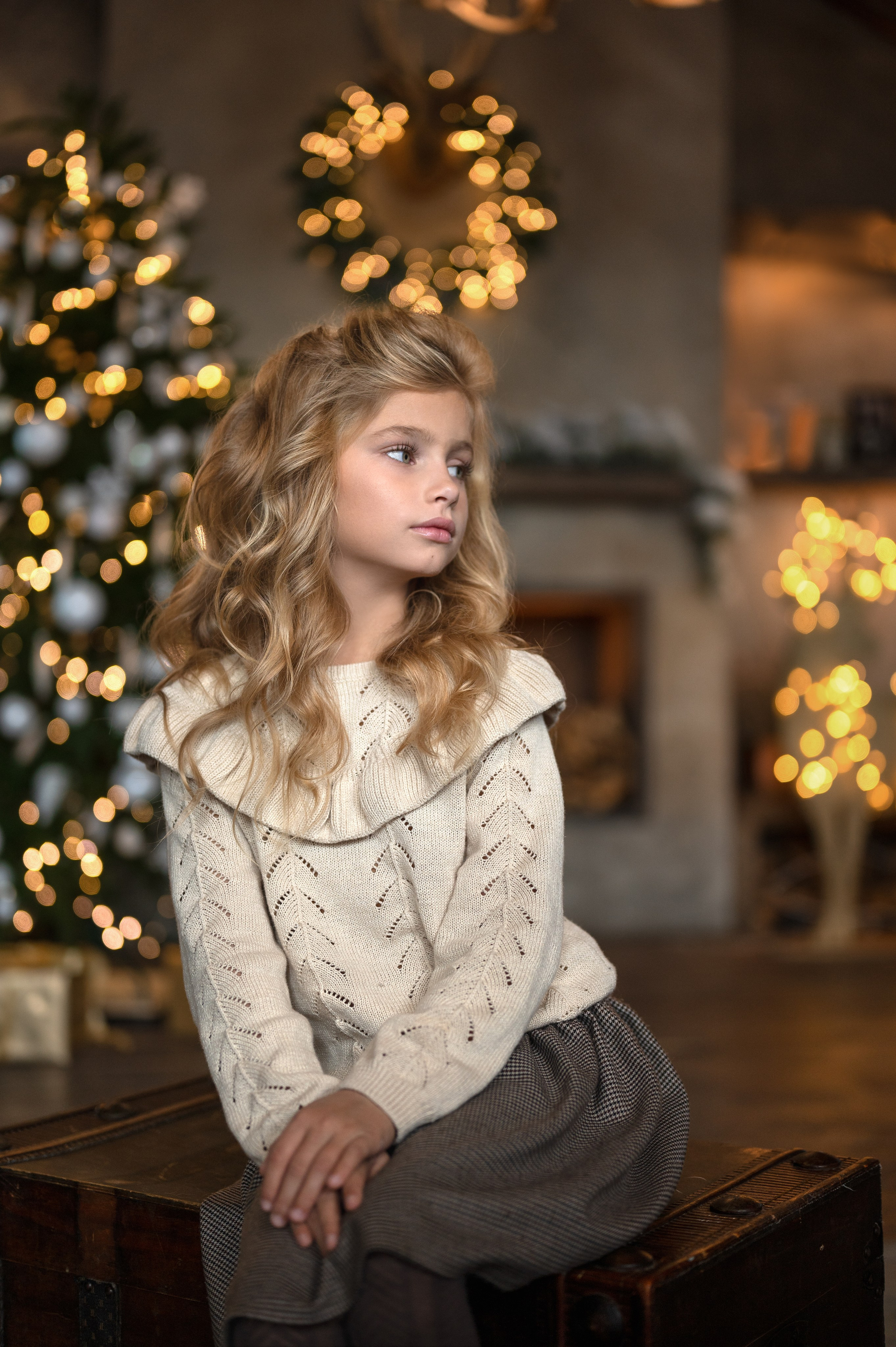 Новогодняя фотосессия Алины-Виктории. Фотограф Елена Сасс Москва